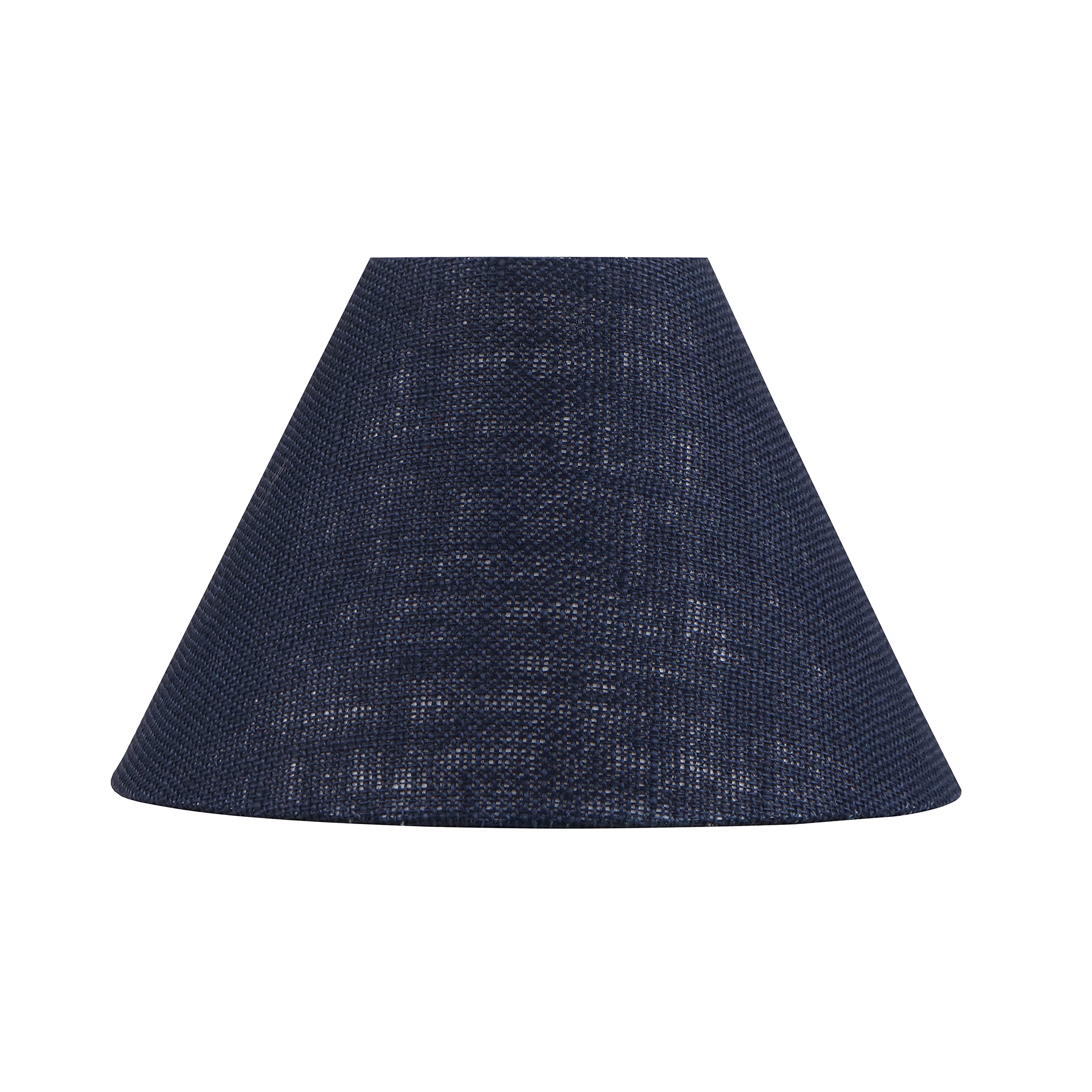 Aspen Creative 56018, Empire Uno Lamp Shade, Dark Blue, 4&quot; Top x 10&quot; Bottom x 7&quot; Slant Height, Slip UNO 33mm