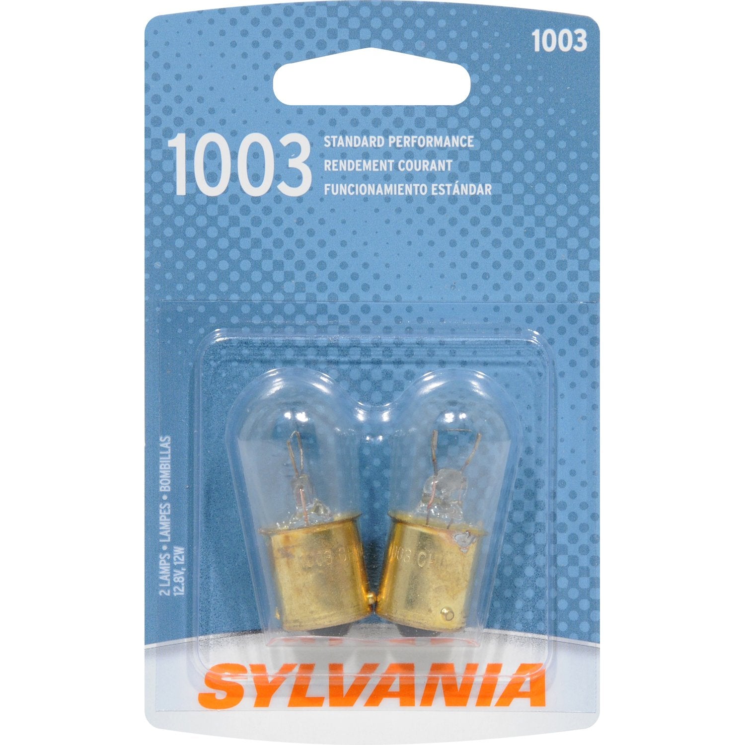 SYLVANIA 1003 Basic Miniature Bulb, (Contains 2 Bulbs)