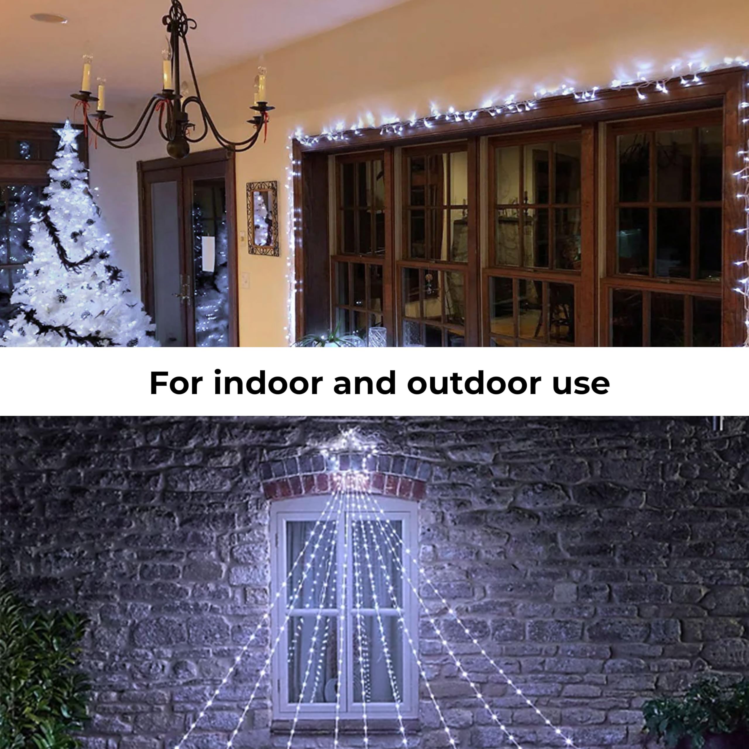 Holiday Essence 60 LED Mini Christmas Lights, Cool White, Green Wire, Indoor/Outdoor, Model YOS60/2SW