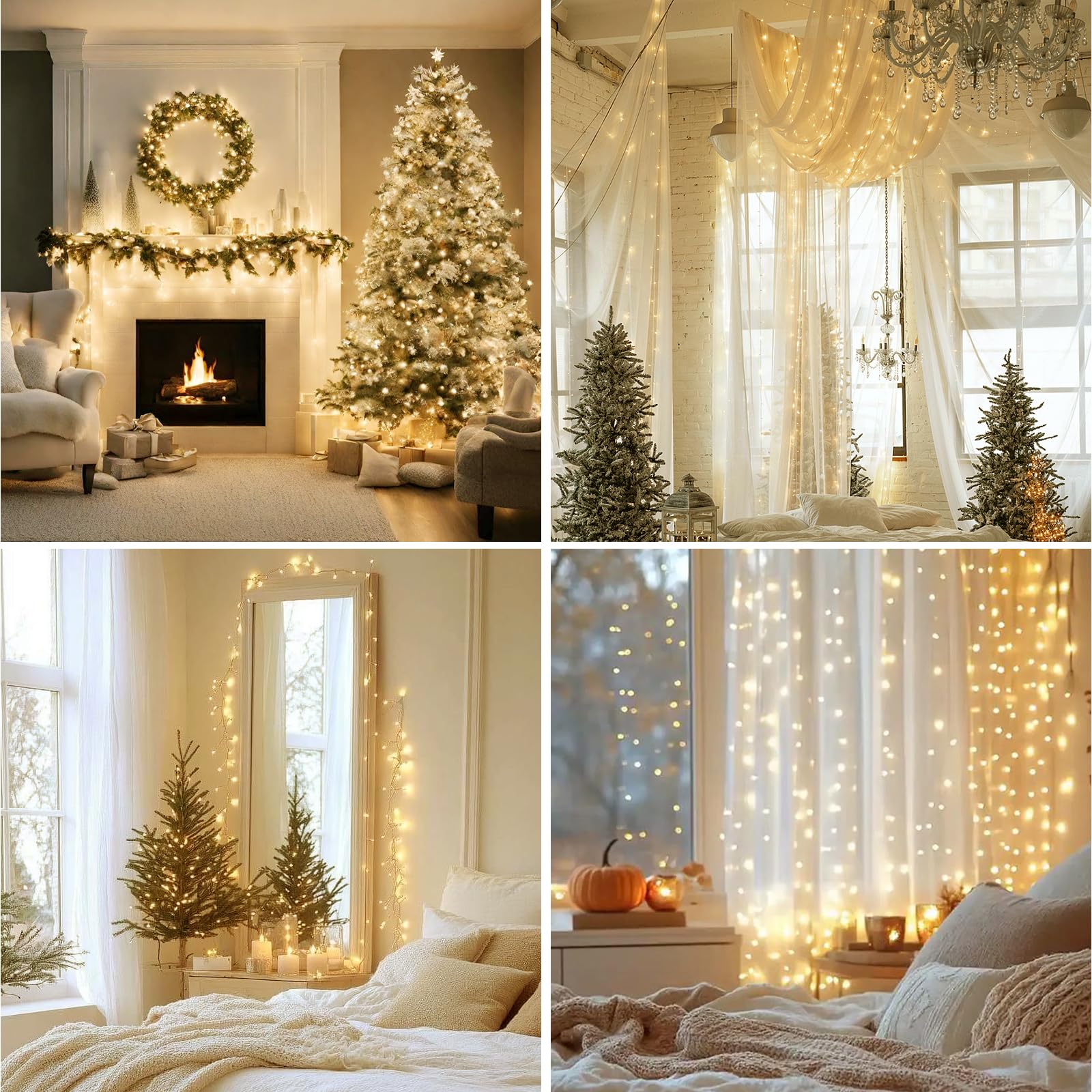 Fairy Lights Plug In  Dailyart 2000 Led Twinkle String Light With Remote 130Ft Waterproof 8 Modes Warm Cluster Lights With Timer For Bedroom Wreath Window Wedding Christmas Tree Decoration Sliver Wire