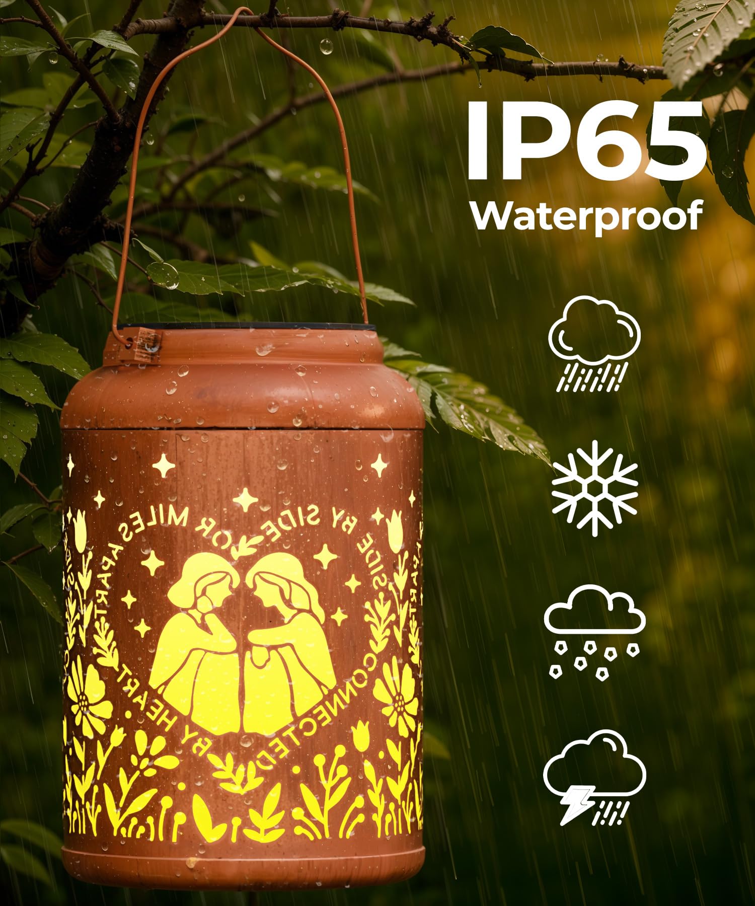 Christmas Stocking Stuffers For Women Solar Lanterns Outdoor Waterproof Sister Gifts From Sister Birthday Gifts  Best Friend Gifts For Women Girls Friendship Bestie