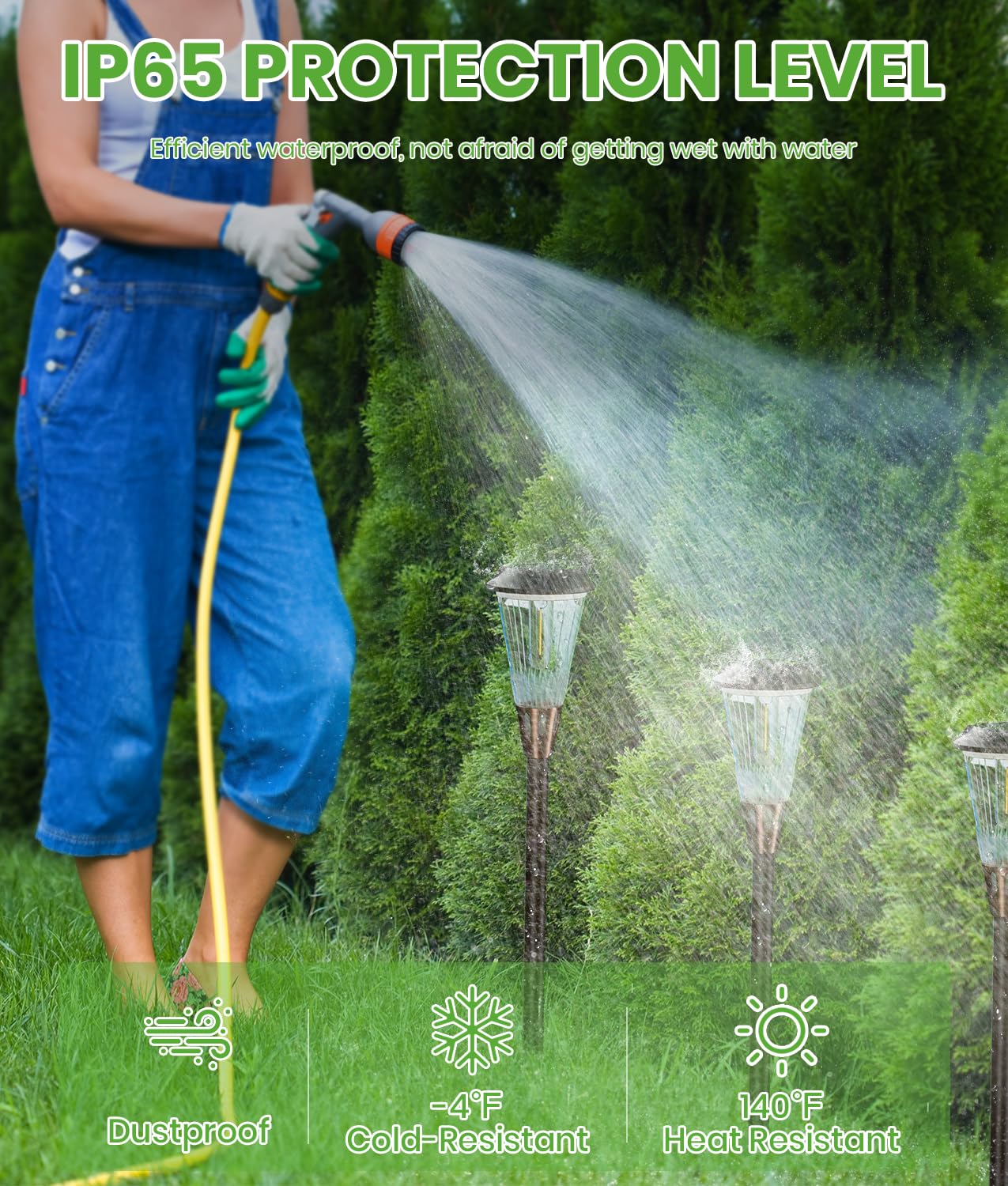 Bitpott Bright Solar Pathway Lights Outdoor 8 Pack, 2-In-1 Cool&Warm Solar Lights Outdoor, Solar Yard Lights Waterproof Ip65, Auto On/Off Outdoor Solar Lights For Lawn Patio Walkway Garden Landscape