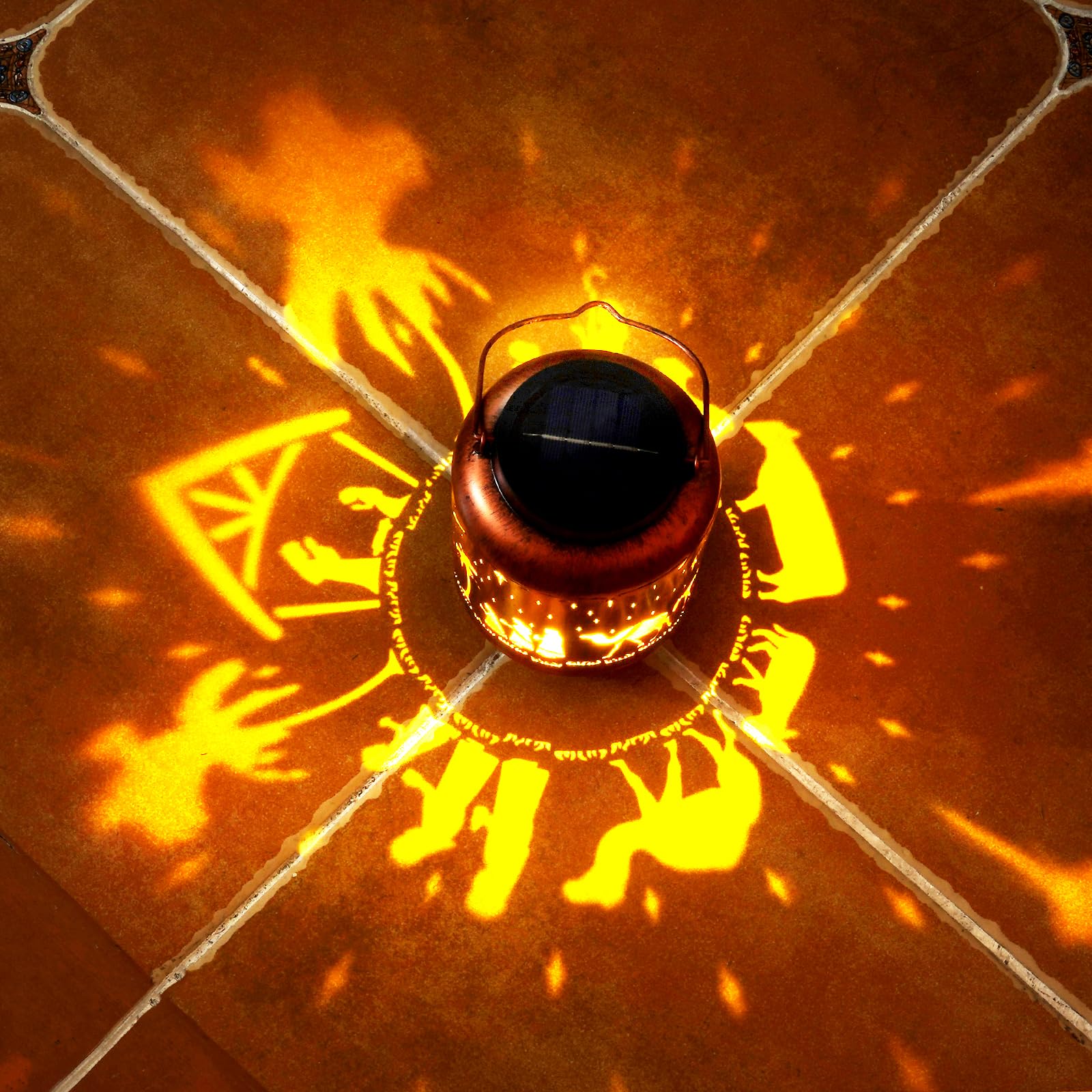 Homemory Christmaas Gifts For Women Mom Grandma  Solar Lanterns Christmas Nativity Scene Lights Outdoor Waterproof Garden Decor  Led Hanging Solar Lights For Yard  Patio  Porch