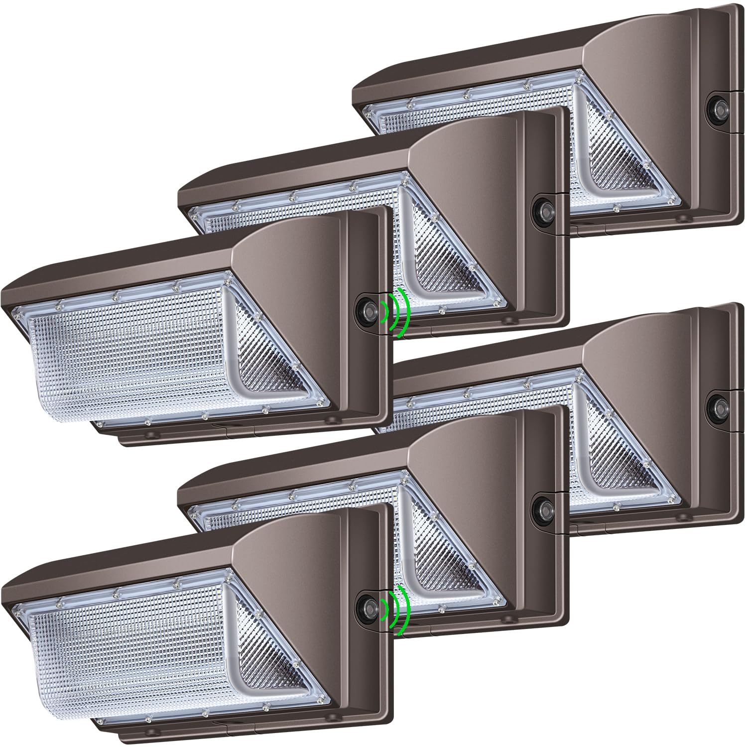 BIRITALO 120W LED Wall Pack Light Dusk-to-Dawn Photocell 5000K Wall Pack Commercial and Industrial 13800LM LED Flood Lights Outd