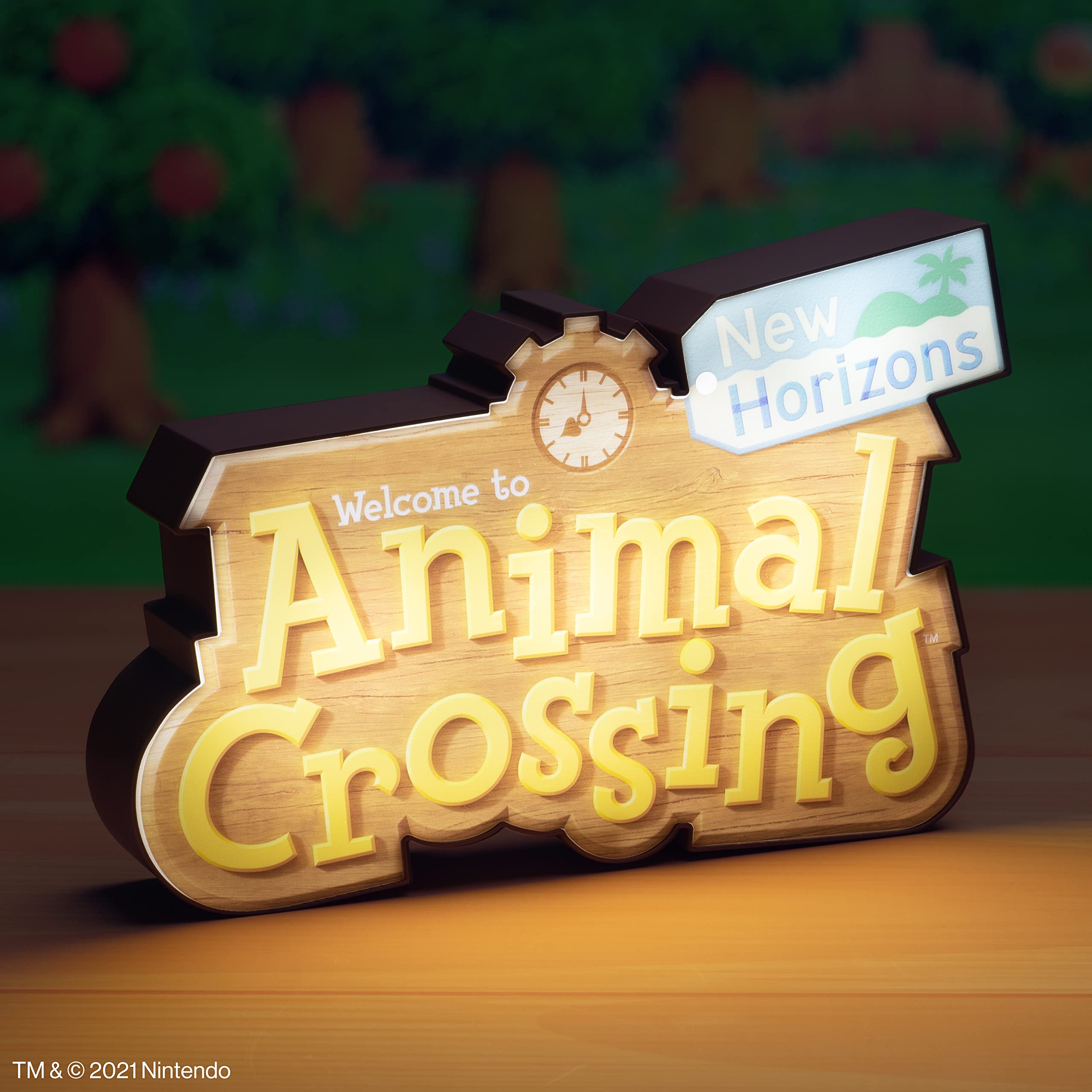 Paladone PP8377NN Animal Crossing Logo Light with Two Light Modes, Merchandise