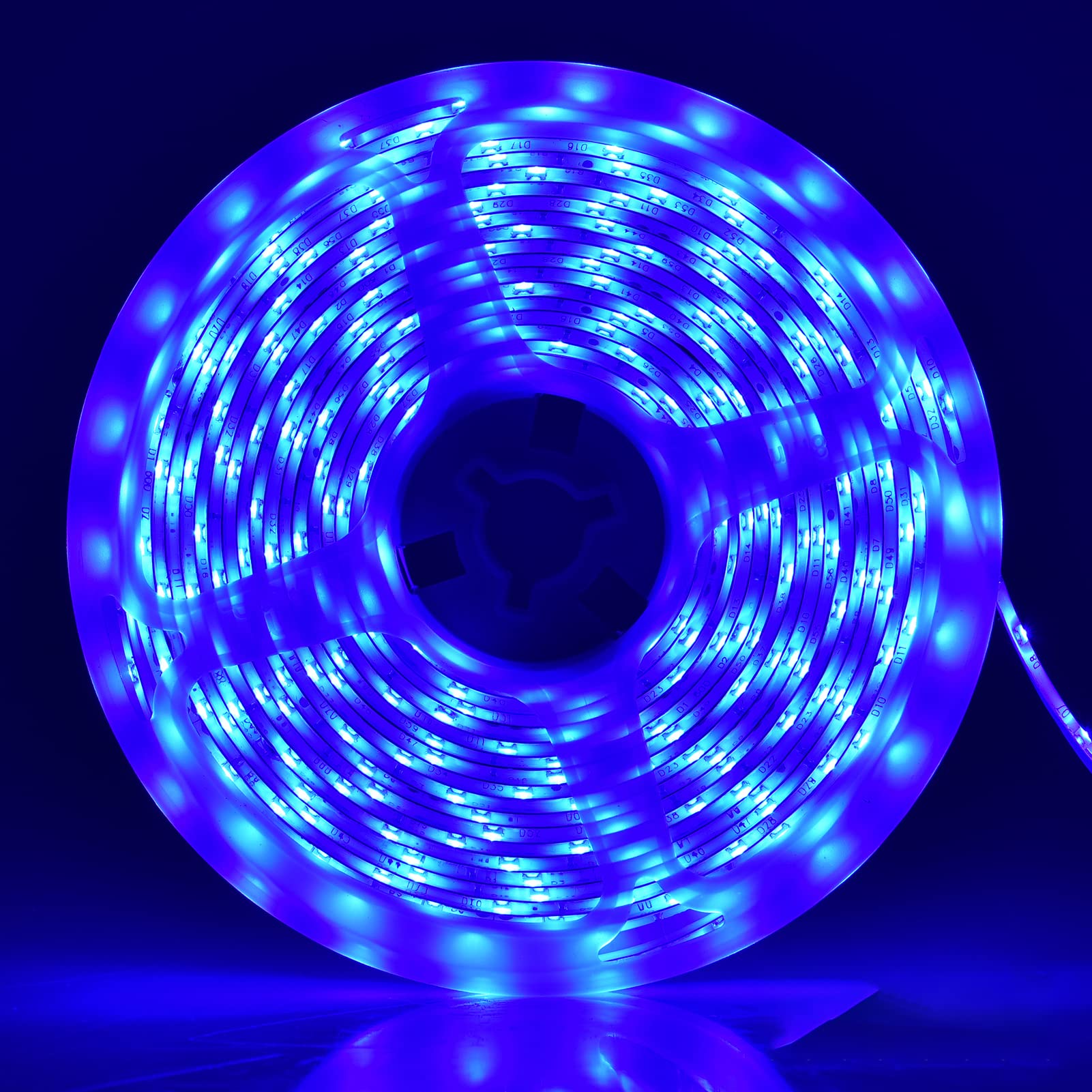 iNextStation 12V LED Light Strip 16.4ft IP65 Waterproof Blue 300 SMD 2835 Flexible Vinyl Tape