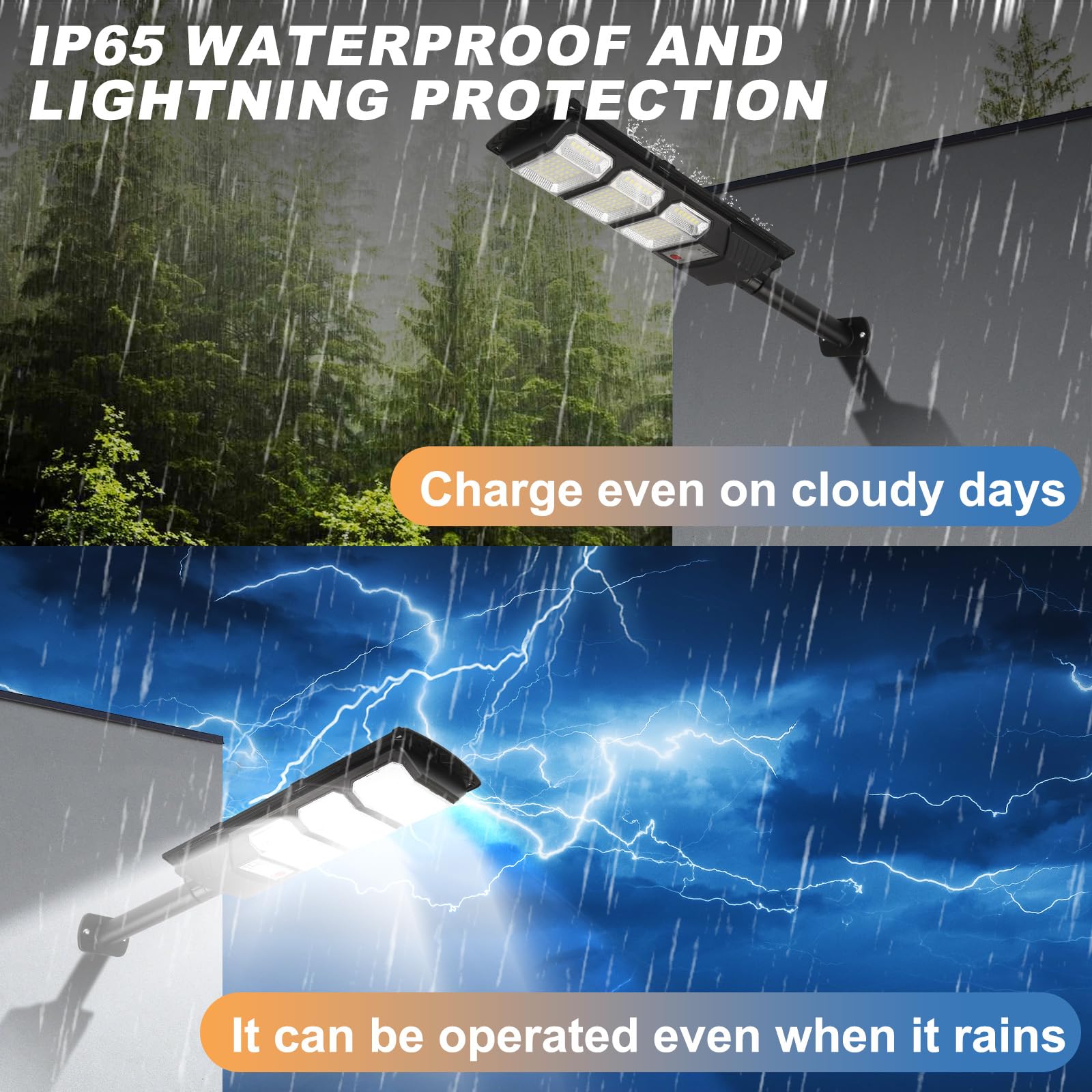 Ewiqirao Solar Lights Outdoor Waterproof 2 Pack - Solar Flood Lights Outdoor Motion Sensor Led 6500K Solar Security Lights Remot