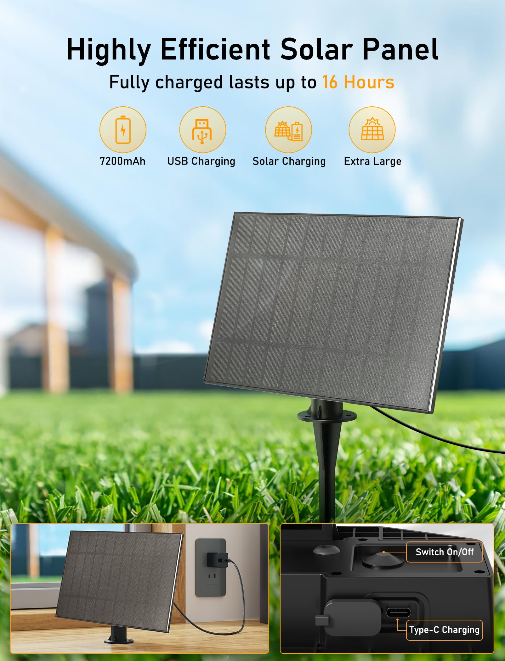 Brightown 208Ft Solar String Lights Outdoor Waterproof With Remote, Solar Patio Lights With 100 Shatterproof Led Bulbs, 3 Light