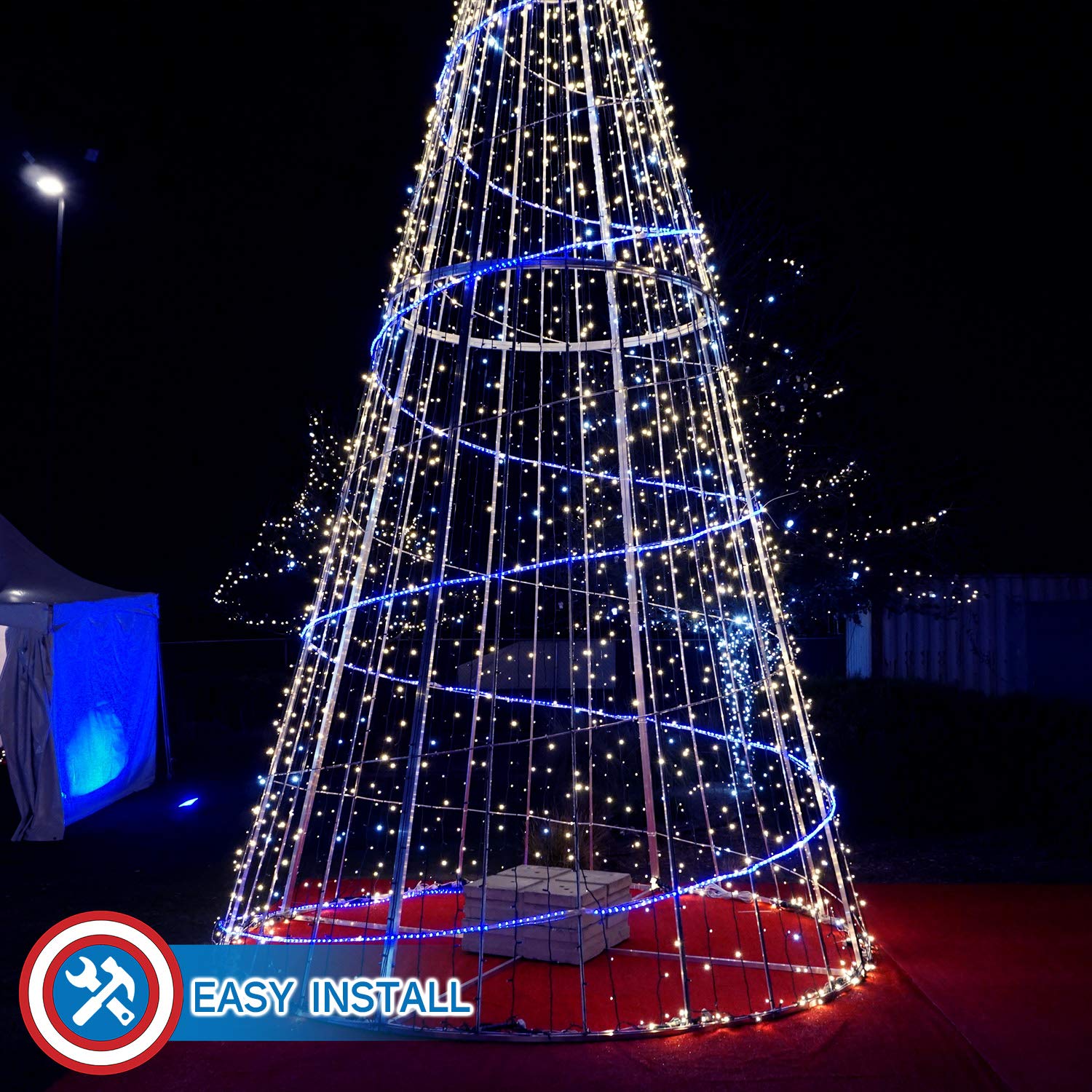 Russell Decor Led Rope Lights Festival Holiday Party Seasonal Christmas Decoration 30Ft - 200Ft Customized Available (Blue, 10)