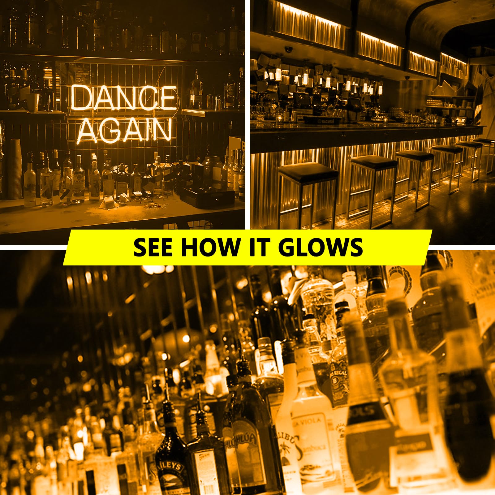 Wiyifada 2 Pack A19 Orange Led Light Bulbs, 9W Replacement For 100W, Halloween Decor