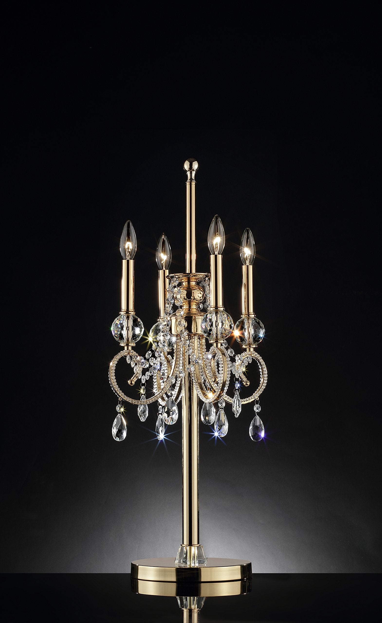 OK Lighting OK-5155T 32.5 H Aurora Table LAMP , White