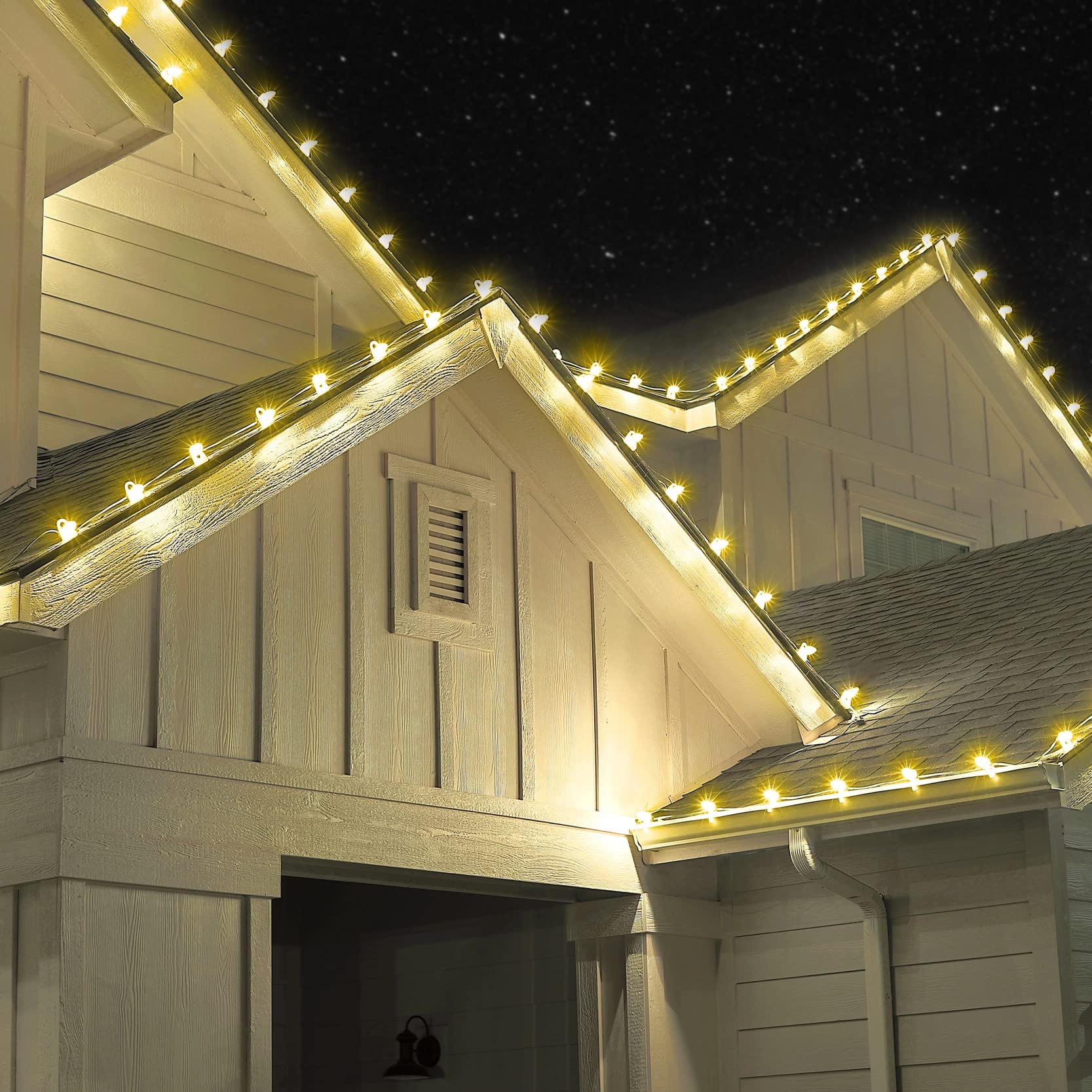 Set Of 500 Holiday Lighting Outlet C9 Led Christmas Lights | Yellow C9 Led Filament Lights | C9 Christmas Light Bulbs For Indoor