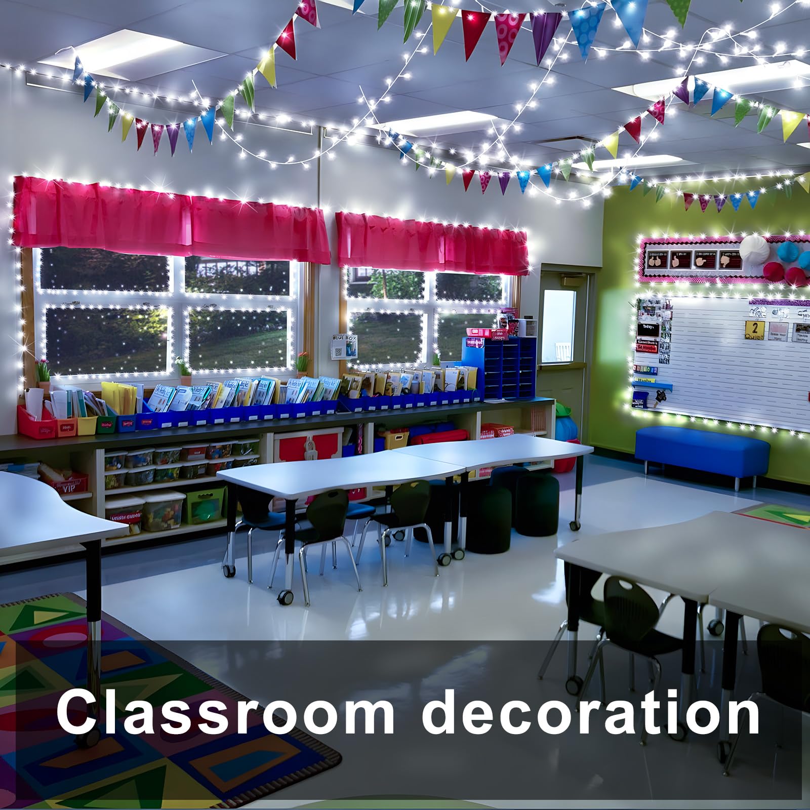 Sauirs 403Ft 1000 Led Christmas Lights Outdoor String Lights With 8 Modes Timer Waterproof Fairy Light Plug In For Outside Indoor Party Xmas Palm Tree Yard Wedding Decorations(Cool White)