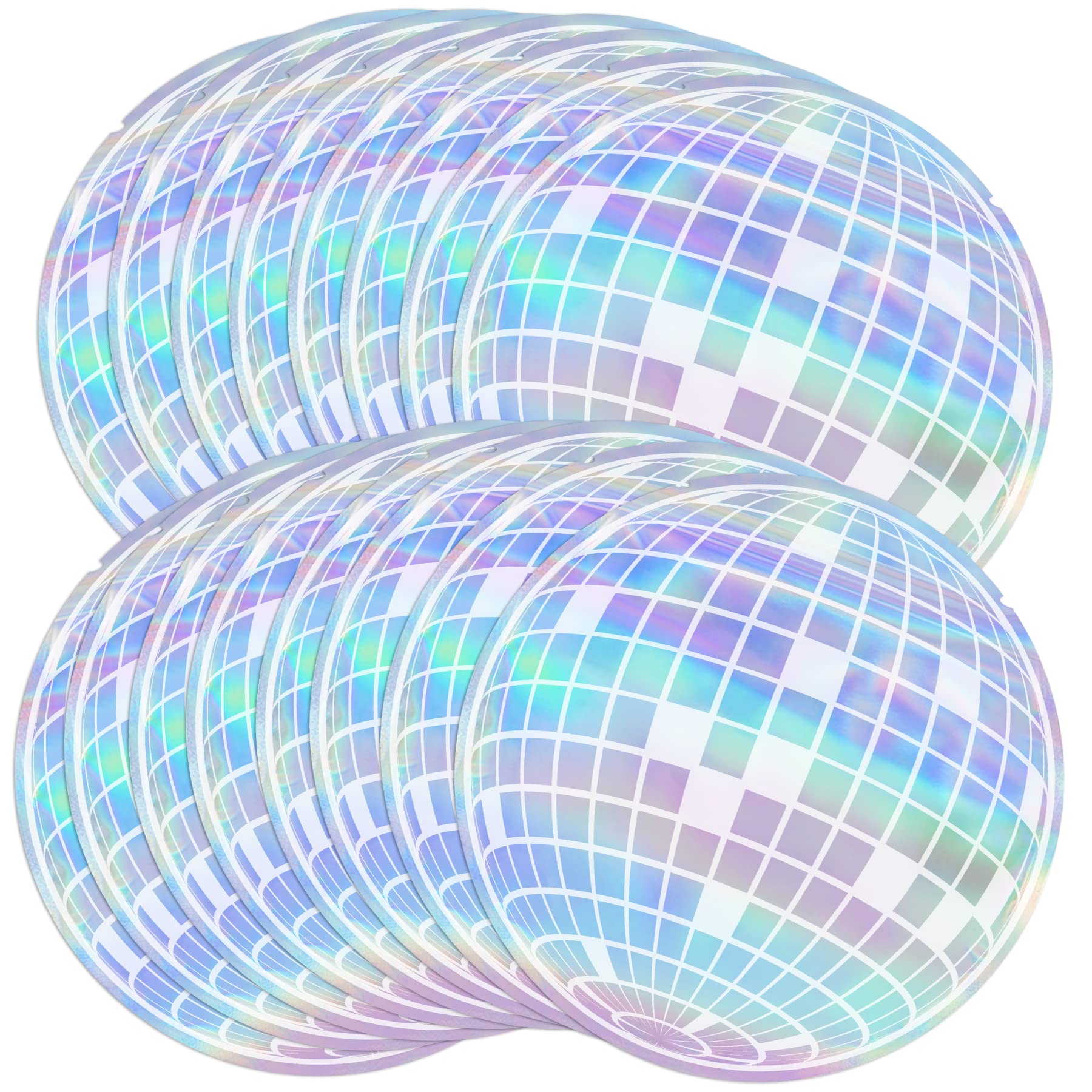 KARAQY Disco Ball Hangover Kit Bags, Medium Size, Blue, Wedding Bachelorette Party Favors and Decorations