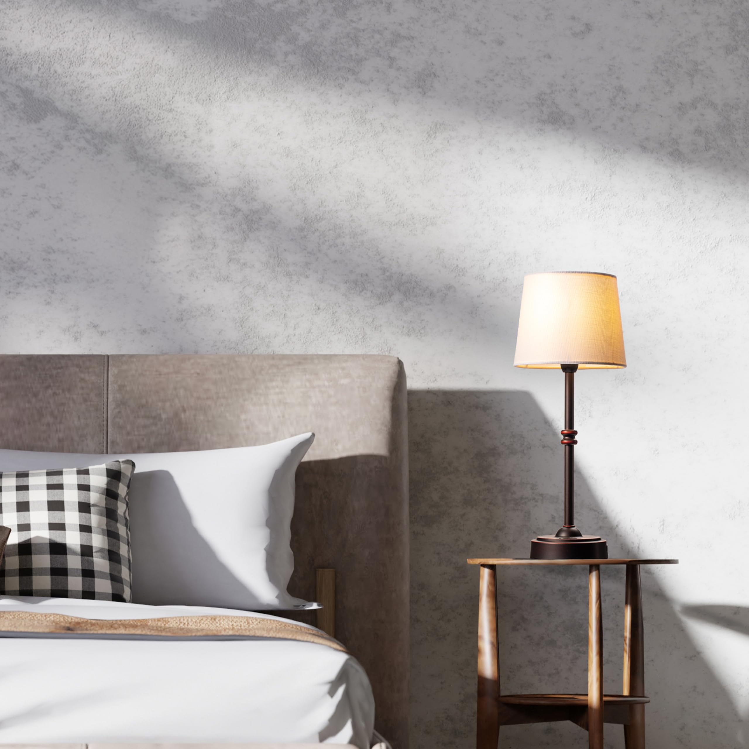 O’Bright Seraph - Cordless Led Table Lamp With Dimmer, Built-In Rechargeable Battery, 3-Level Brightness, Patio Table Lamp, Bedside Night Lamp, Ambient Light For Restaurant, Oil Rubbed Bronze