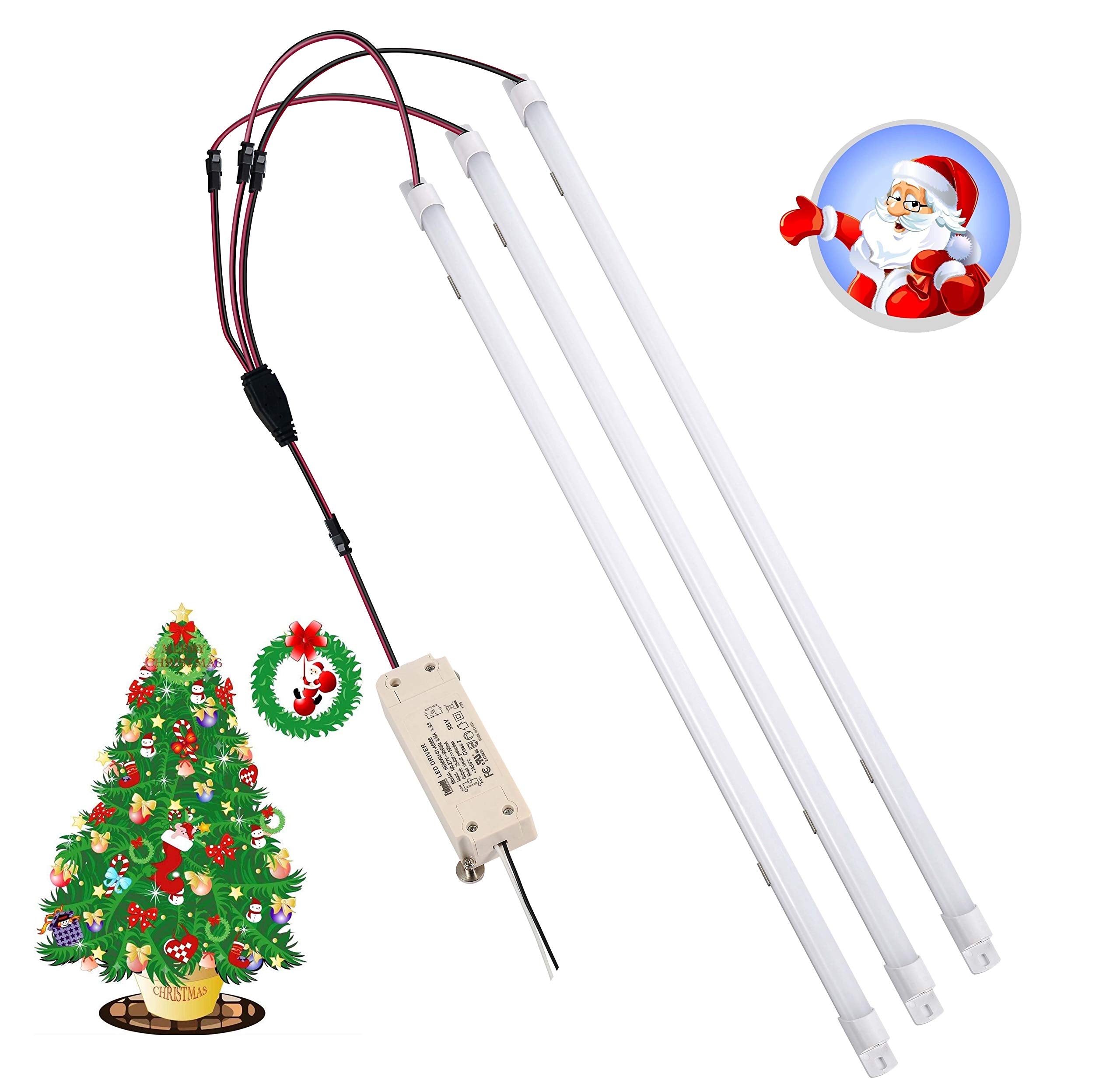 Jimwhen 4Ft Led Retrofit Kit, 54W, 5000K, Dimmable, T8/T10/T12