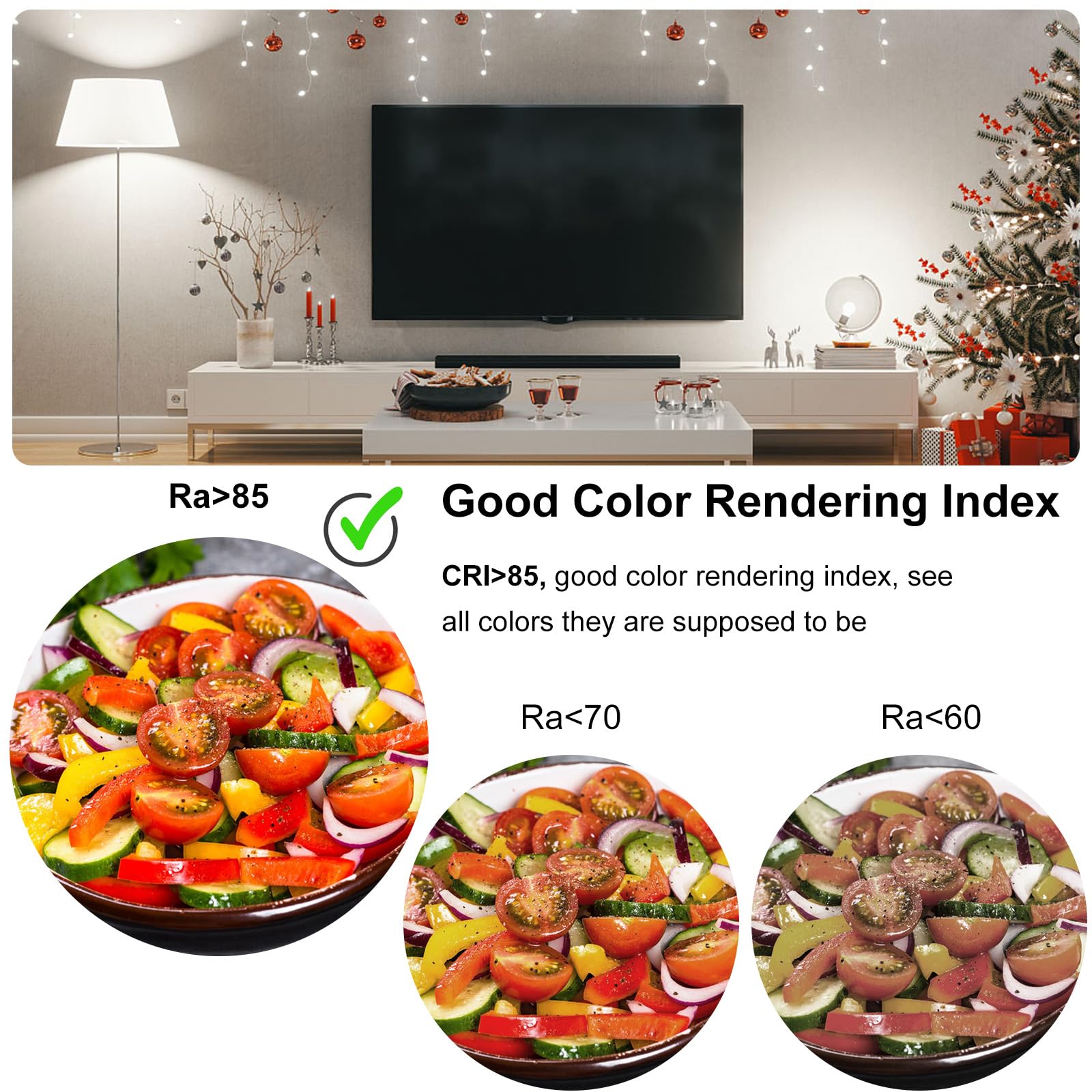 Hengbo Led 100 Watts Equivalent Light Bulb, E26 6500K Daylight White Led Bulb, A19 12W Medium Screw Light Bulbs For Kitchen, Liv