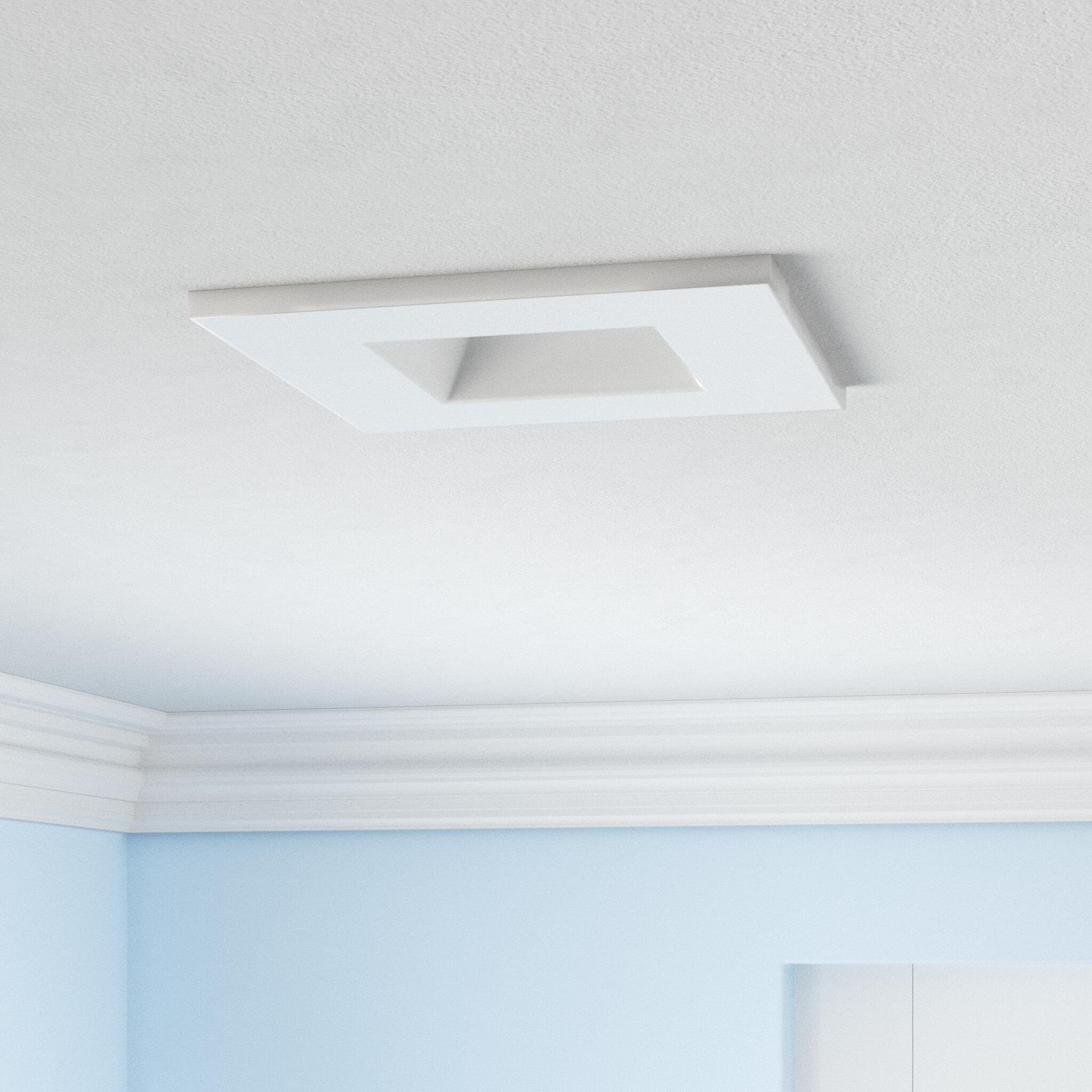 Nuwatt 4 Pack, 5/6 Inch Retrofit Led Square Recessed Lighting, 5Cct 2700K/3000K/3500K/4000K/5000K Selectable, 1100 Lumens 14W, D