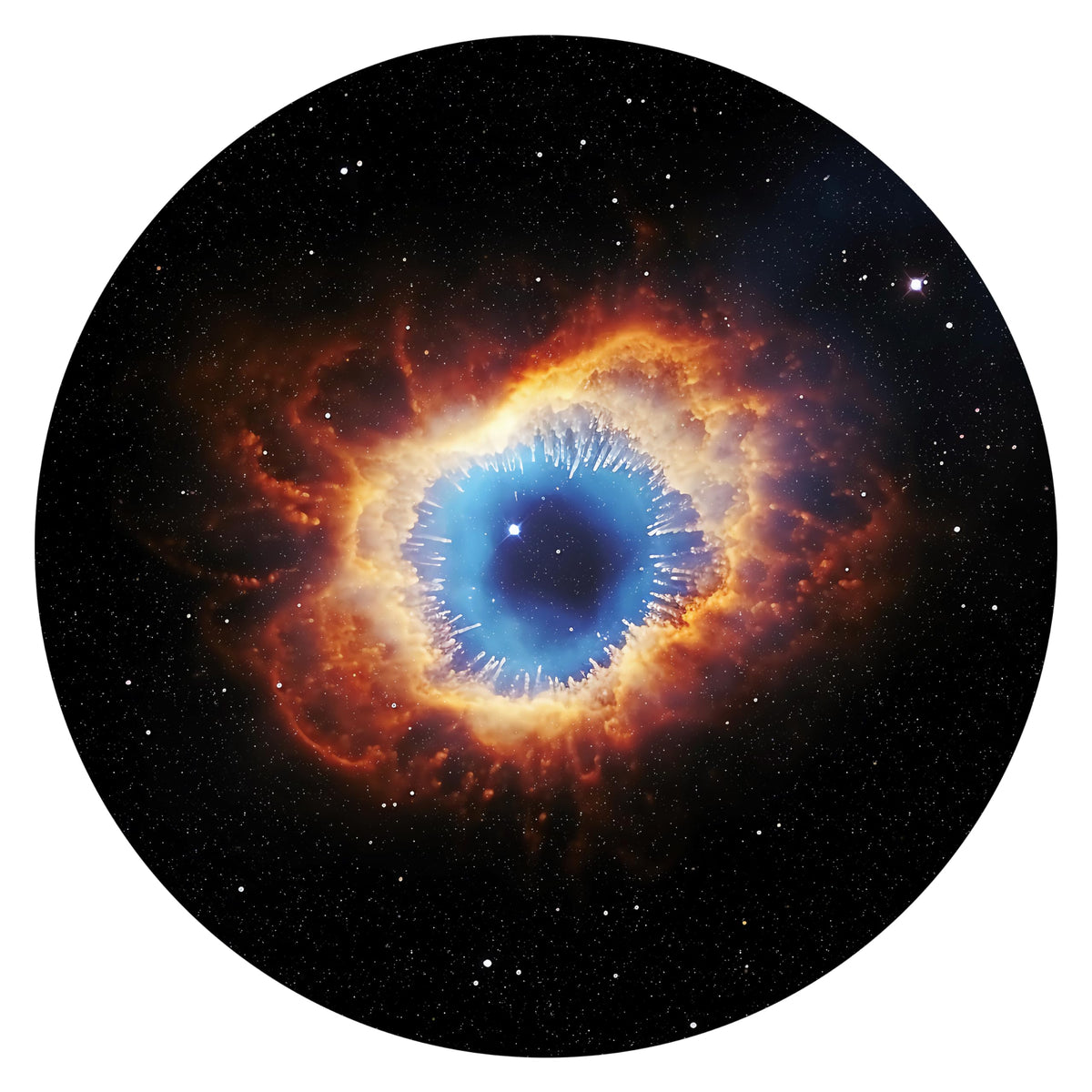 Orzorz Slide Discs Galaxy Night Light Plus Home Planetarium Projector (Work Star Projector Plus) (Helix Nebula)