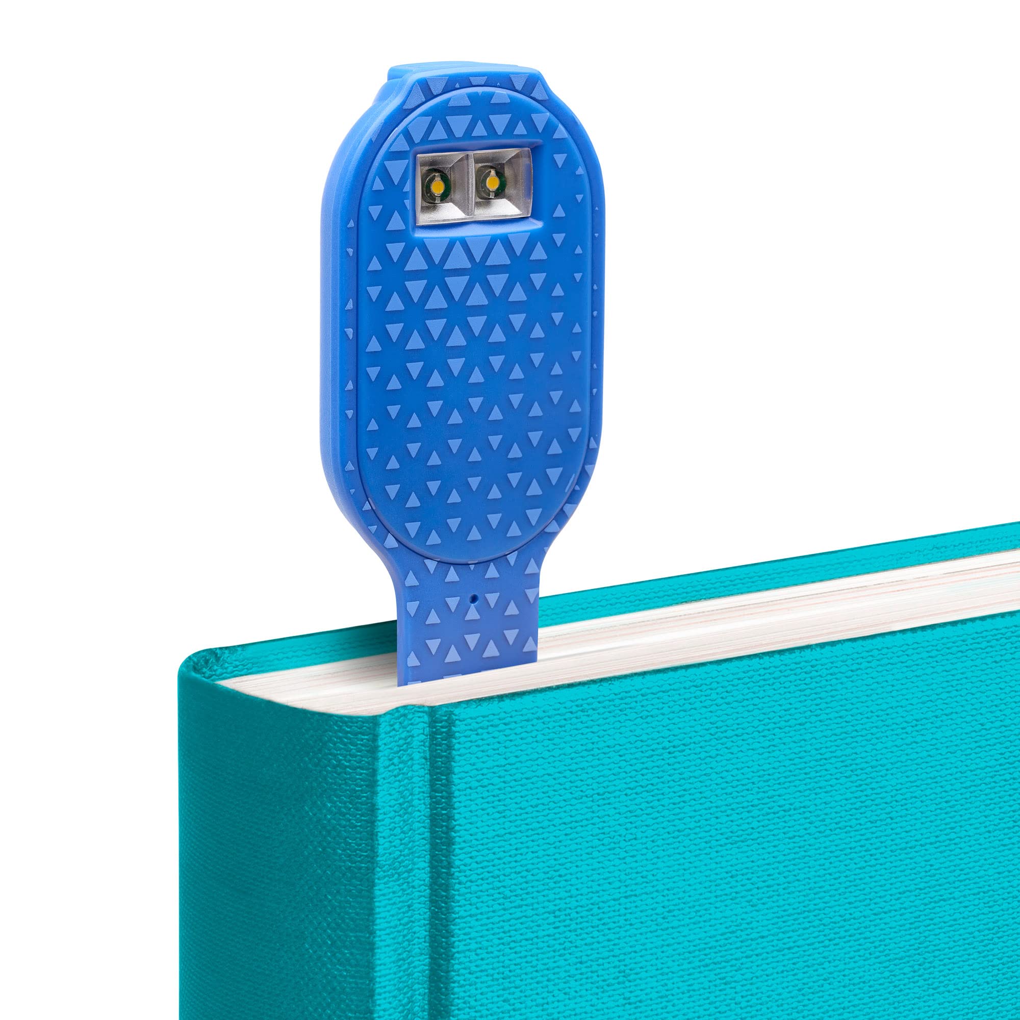 Gifts for Readers & Writers Flexilight Bookmark Reading Light, Rechargeable, Blue, LED Clip On Book Torch for mature-themeds & Children
