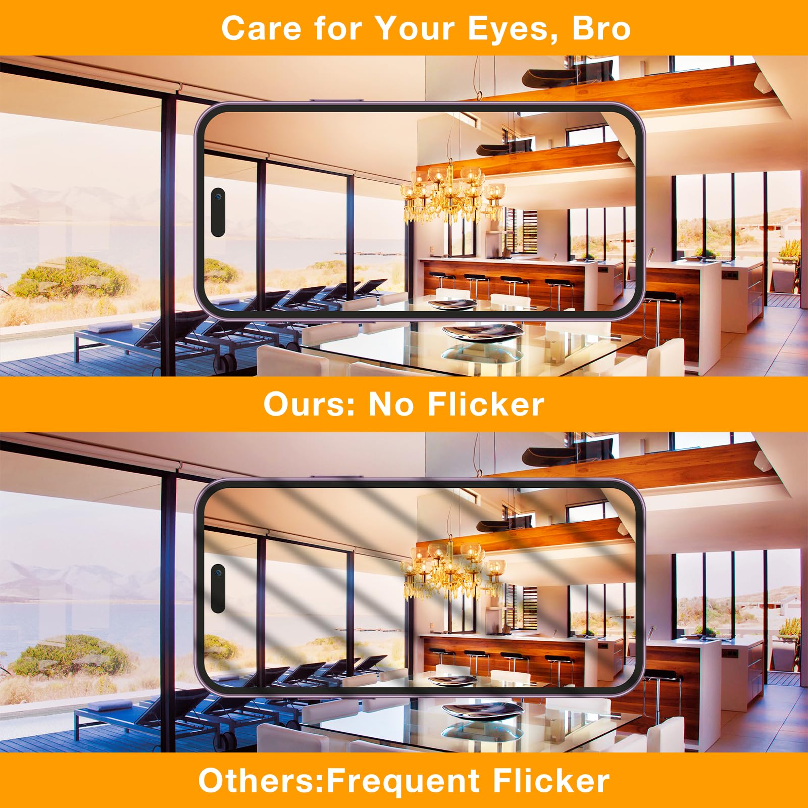 Daybetter 6 Pack Dimmable Candelabra Light Bulbs, Flame Tip Vintage Led Candle Bulbs, E12 Small Base, 60 Watt Equivalent, 2700K