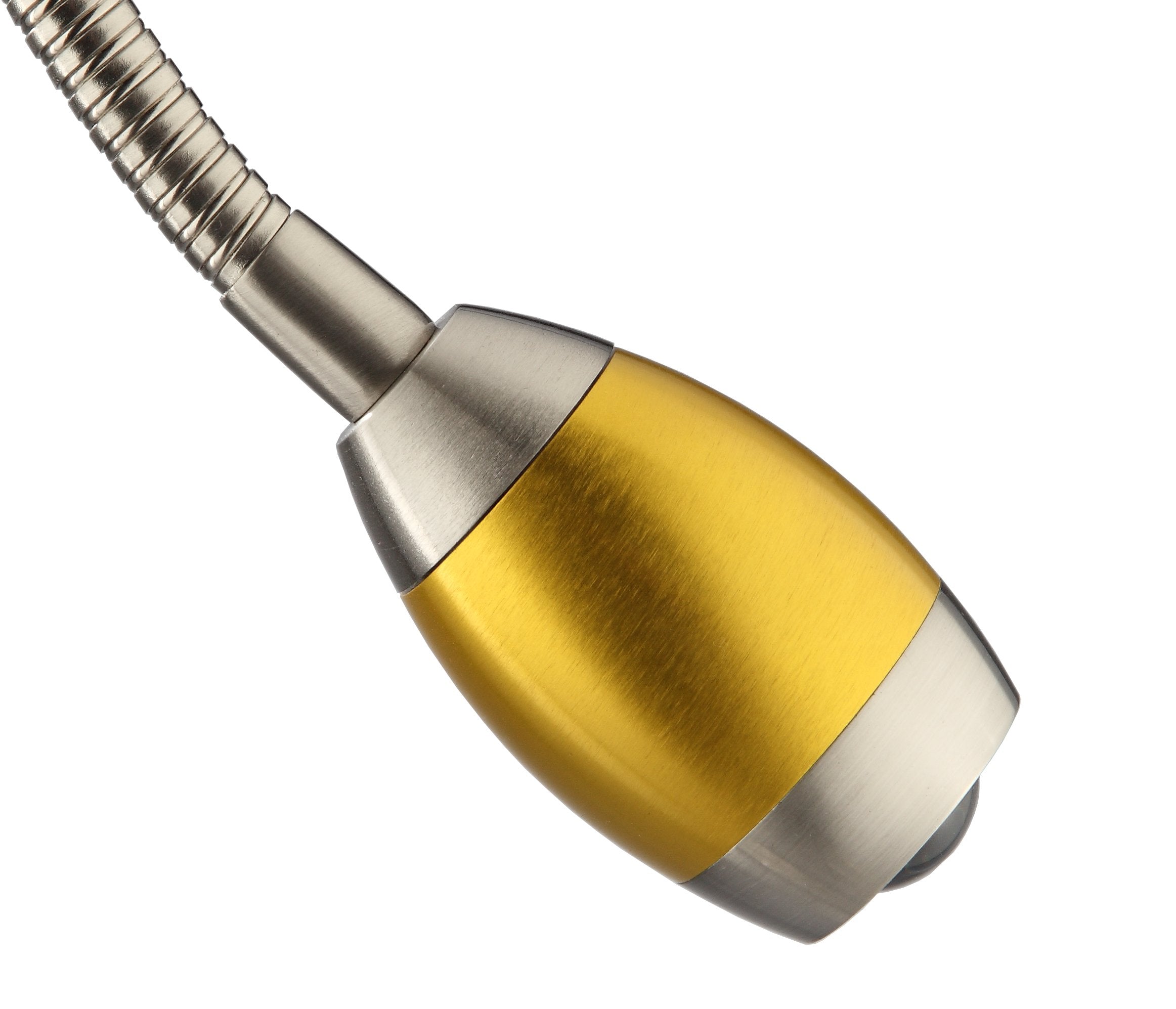 Daylight24 402071-39 Focus Adjustable Beam Led Floor Lamp, Aluminum, Gold