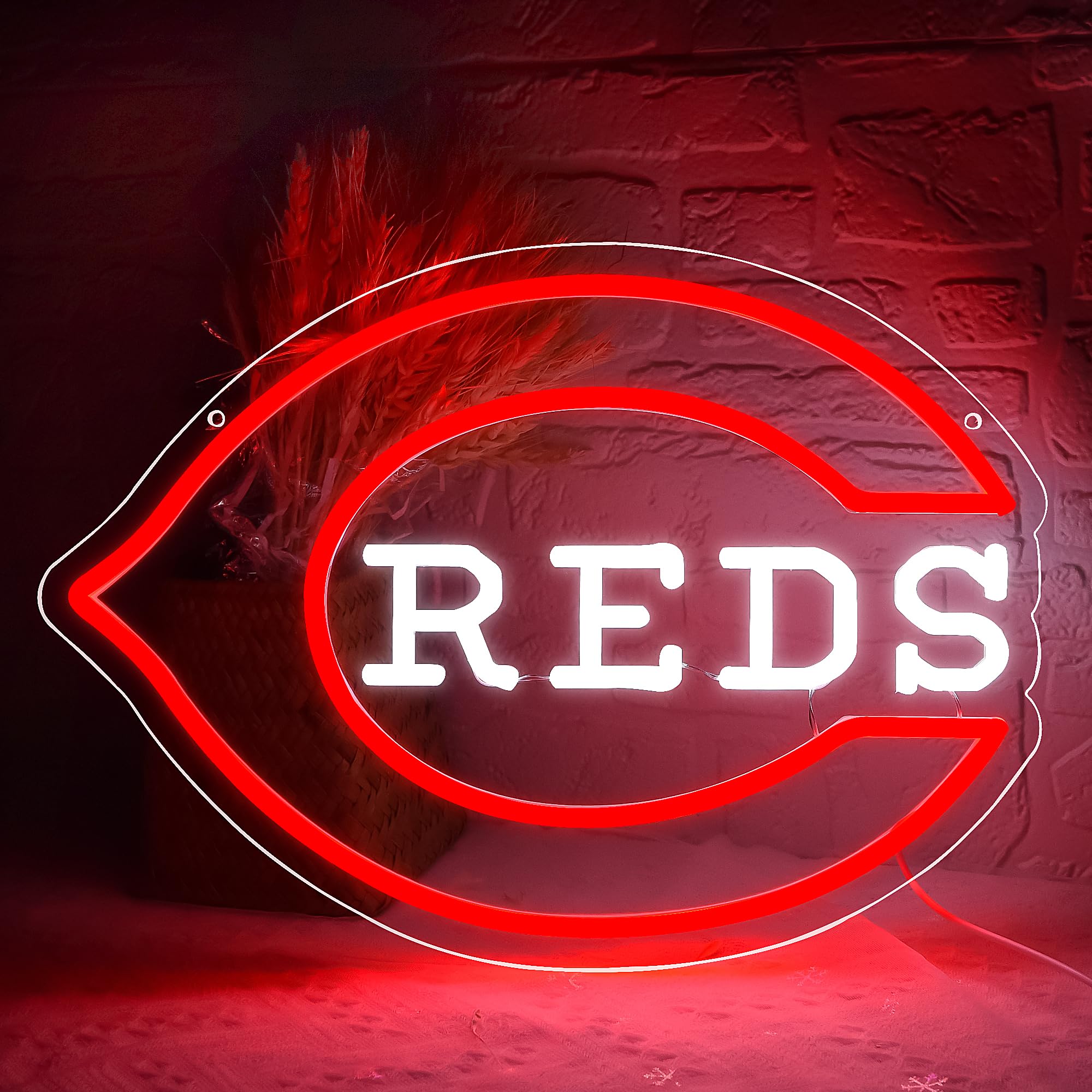 Baseball Neon Sign For Wall Decor Baseball Neon Light For Man Cave Club Garage Game Room Bar Party Bedroom Birthday Gifts For Fans Friends Families Size 15.7 * 11In(Zyld0135)