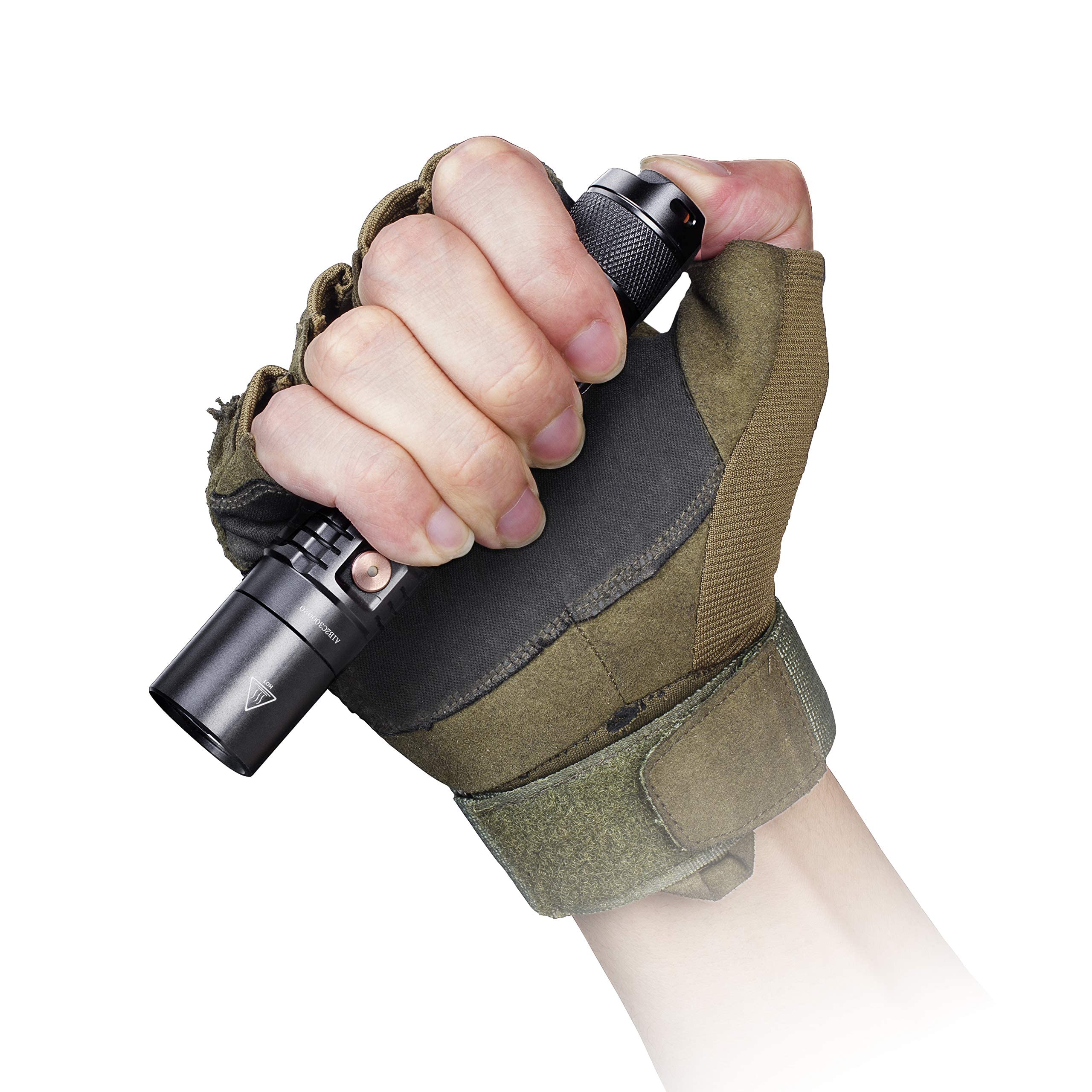 Fenix UC35 V2.0 Rechargeable Flashlight, Aluminum, Black, Model UC35V2BK