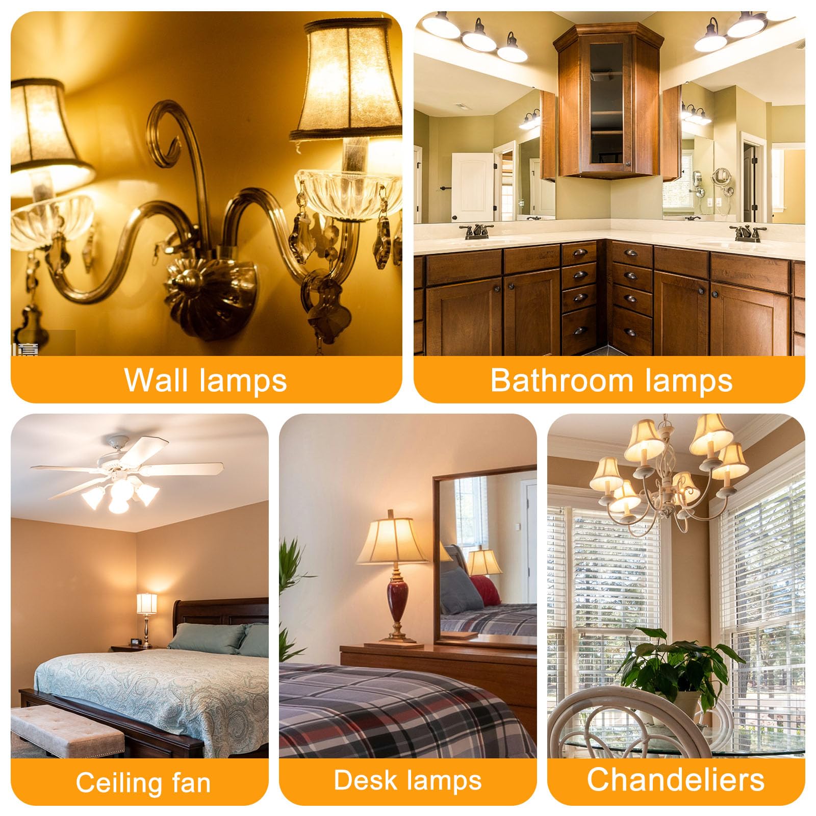 Brolskun G9 Led Bulb Dimmable 8W, 60W-80W G9 Halogen Equivalent, 2700K Soft Warm White, 120V No-Flicker, Chandelier Lighting 800