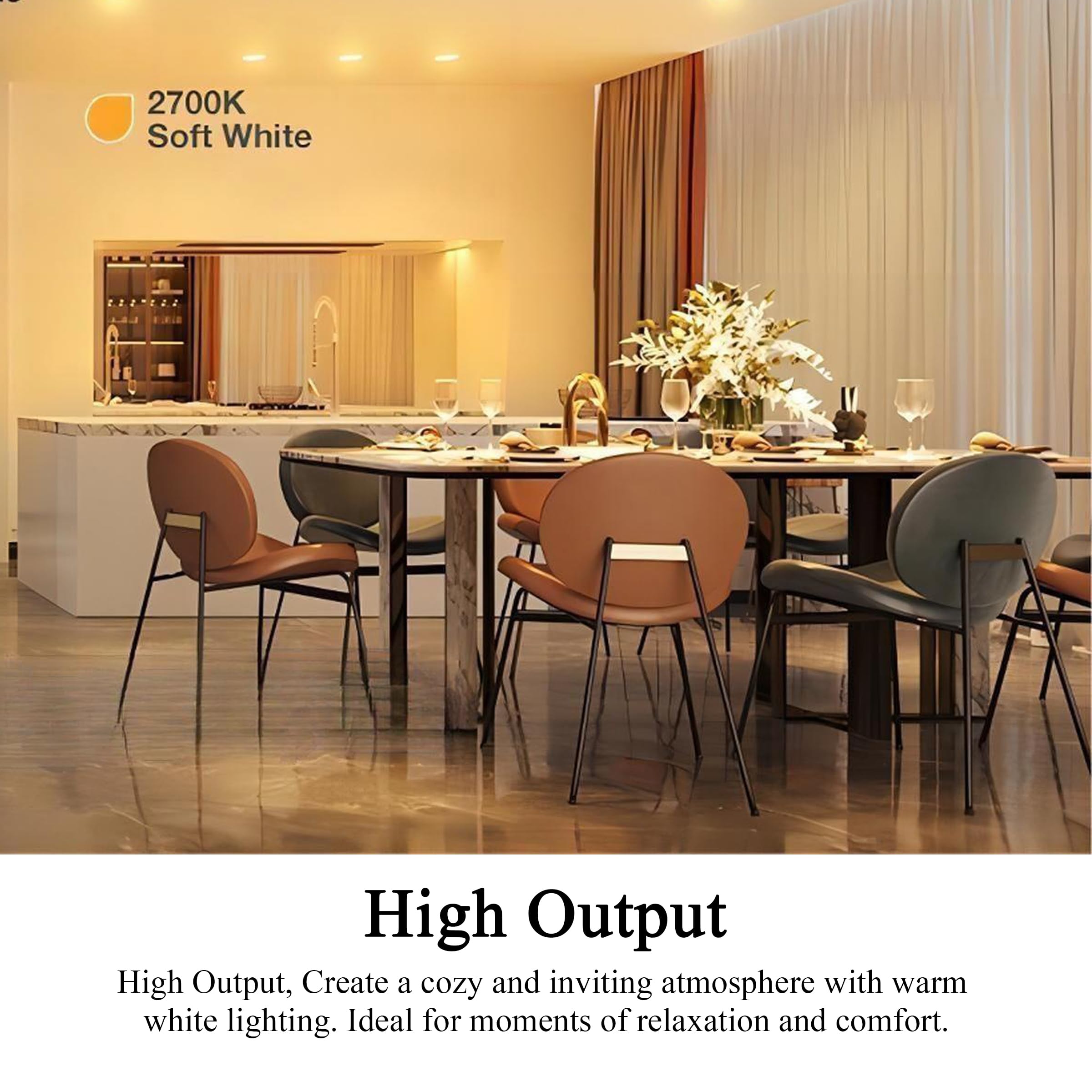 Lachesan Par38 Halogen Flood Light Bulbs 4 Pcs, 90W Equivalent, 120V, E26 Base, 2700K Warm White Light For Indoor And Outdoor