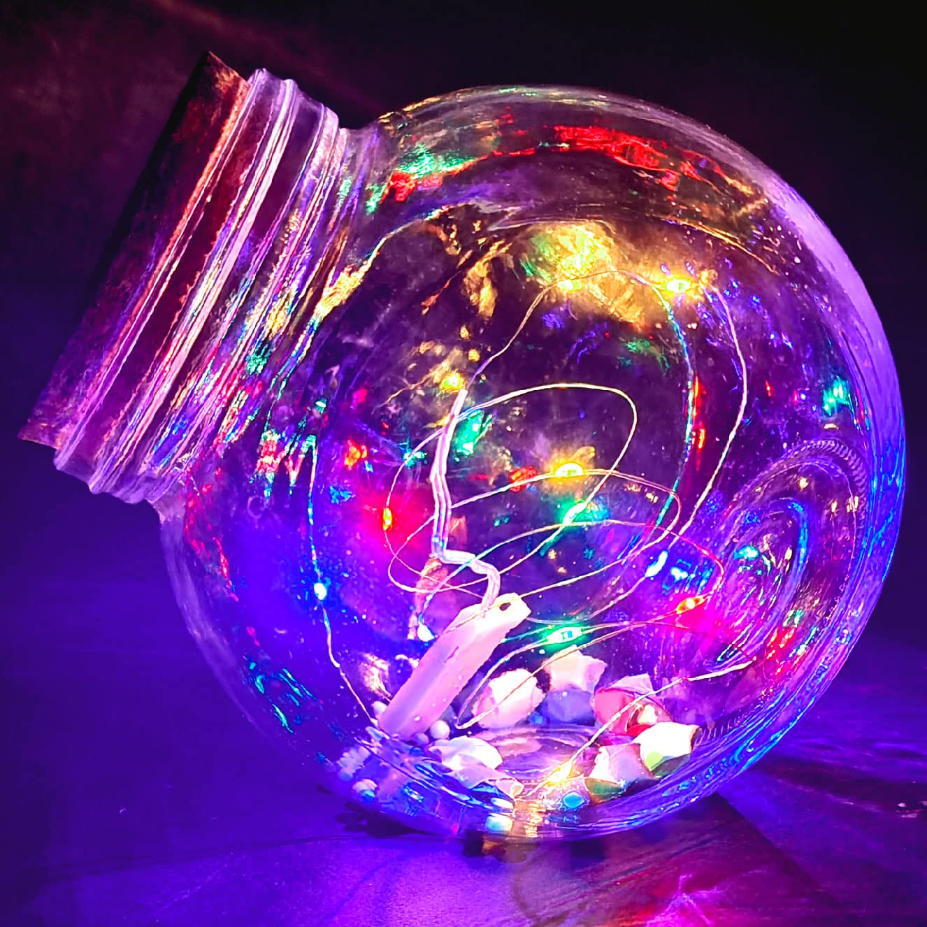 Zph Battery Powered Fairy Lights, 3.3Ft Silver Wire, 10 Leds, Waterproof Multicolor String Lights For Crafts & Decorations