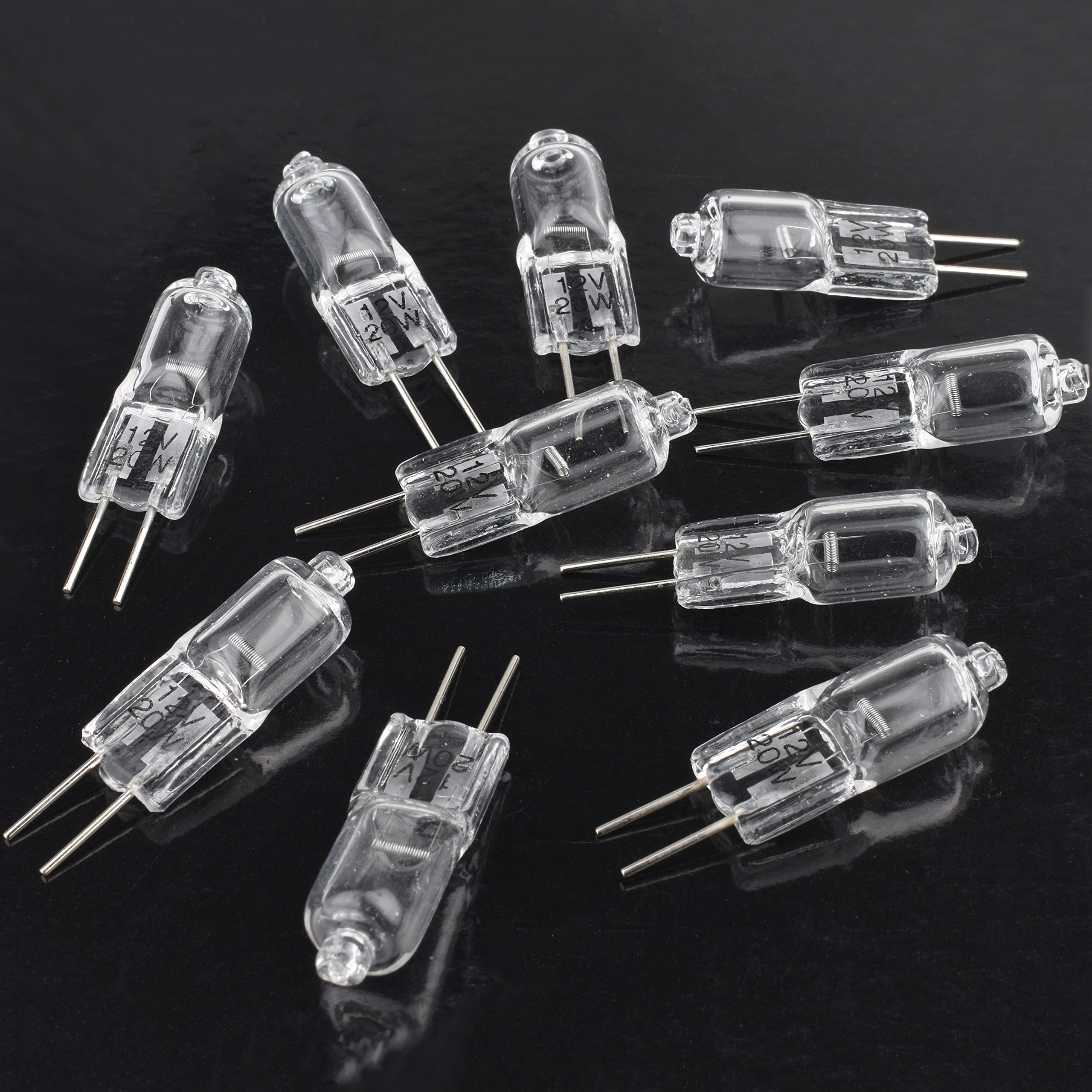 Diximus 20W Bi-Pin Halogen Bulbs - 12V Warm White 2700K For Landscape, Puck