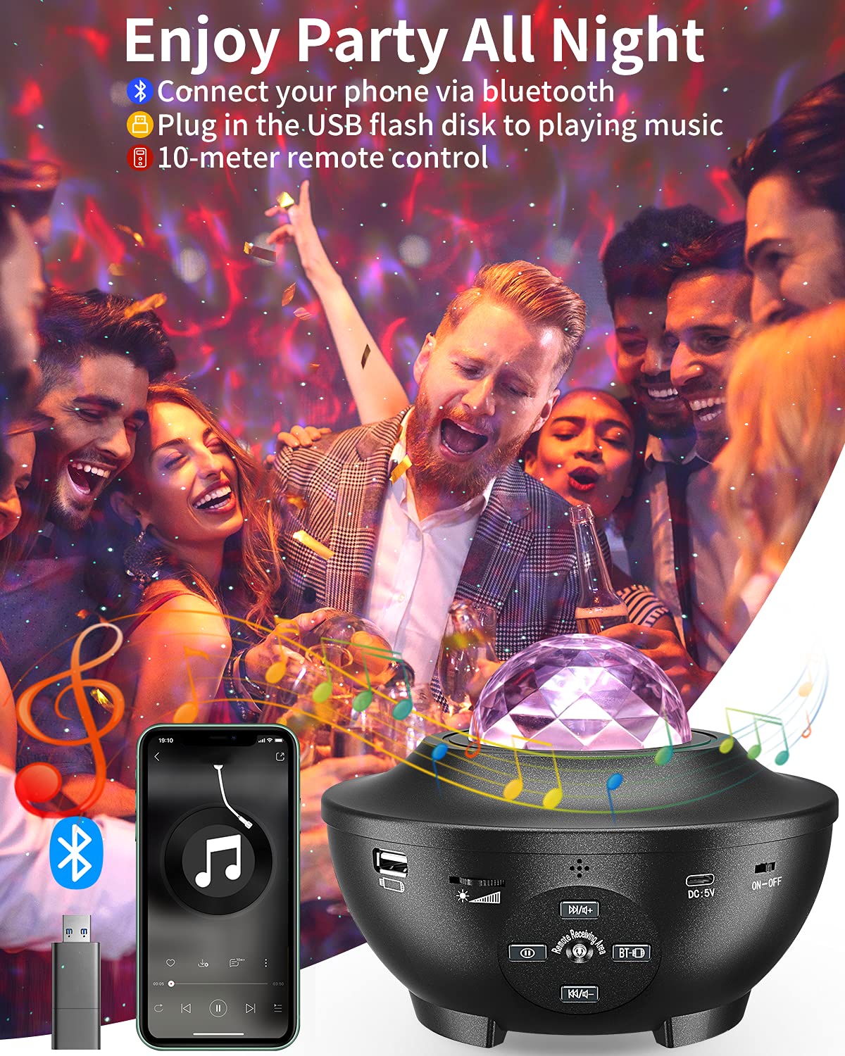 Galaxy Projector, Star Projector Night Light For Kids, Galaxy Light Projector For Bedroom, Star Light Projector Indoor, Star Pro