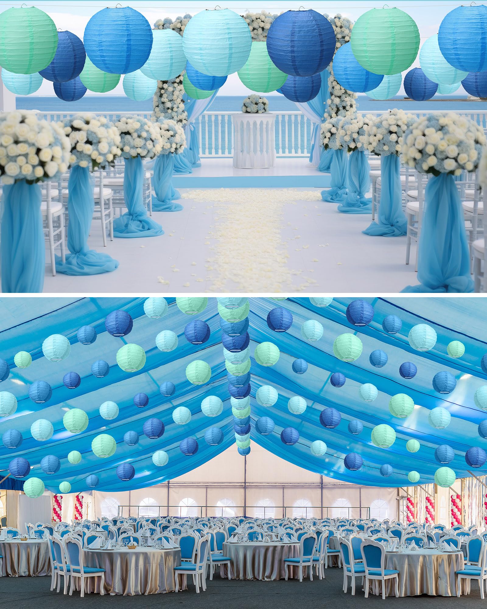 Treela 80 Pcs Paper Lanterns Chinese Japanese Paper Lanterns Classroom Party Decorations Ceiling Hanging Decor For Home Wedding