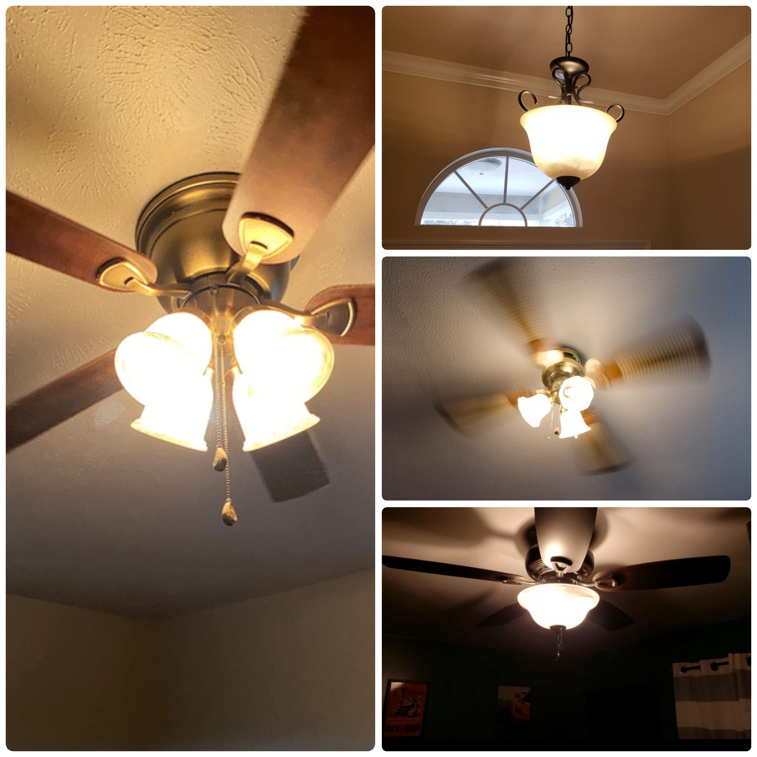 Alide E12 100 Watt Equivalent Led Candelabra Bulbs C7,Non-Dimmable,2700K Warm White,1200Lm T6 E12 10W Led Ceil Fan Light Bulbs For Chandelier Pendant Lighting,5 Pack