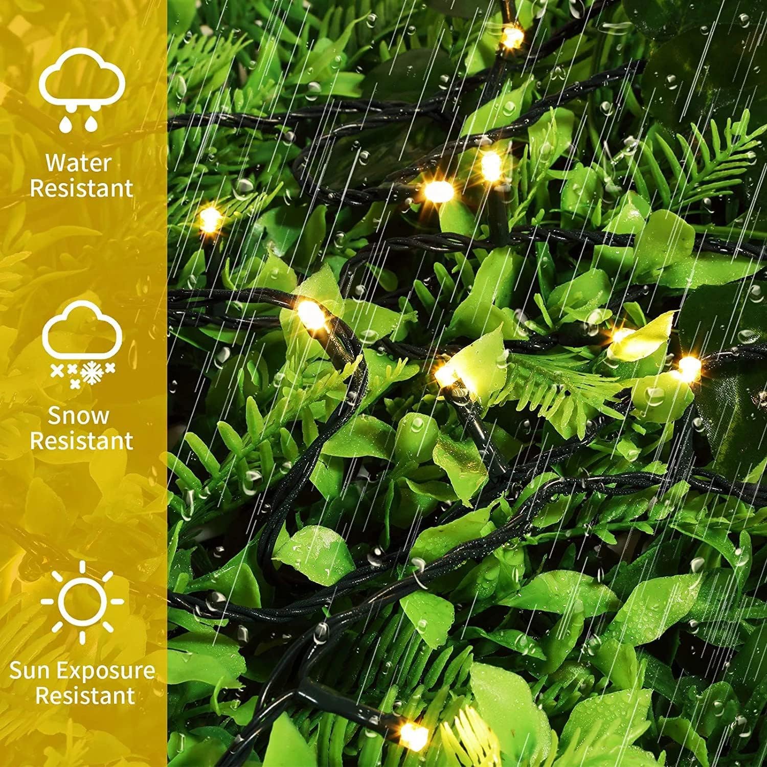 Quwin Outdoor Christmas String Lights, 180Ft 500 Led Ul Certified 11 Lighting Modes, Indoor & Outside Christmas Tree Lights For Christmas Tree, Patio, Holidays, Party ?
