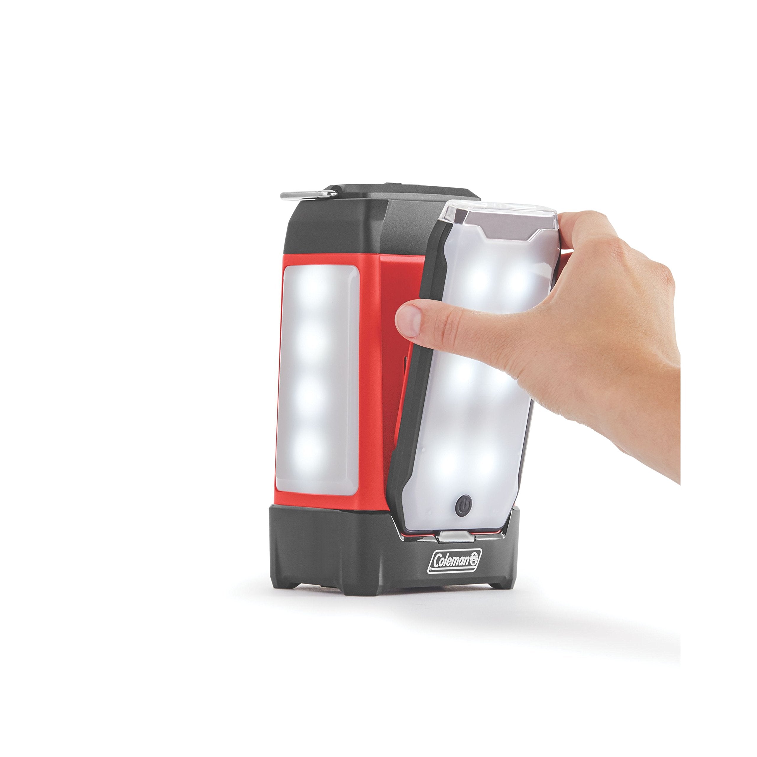 Coleman Multi-Panel Rechargeable LED Lantern, Water-Resistant Lantern with Removable Magnetic Light Panels, Built-In Flashlight,