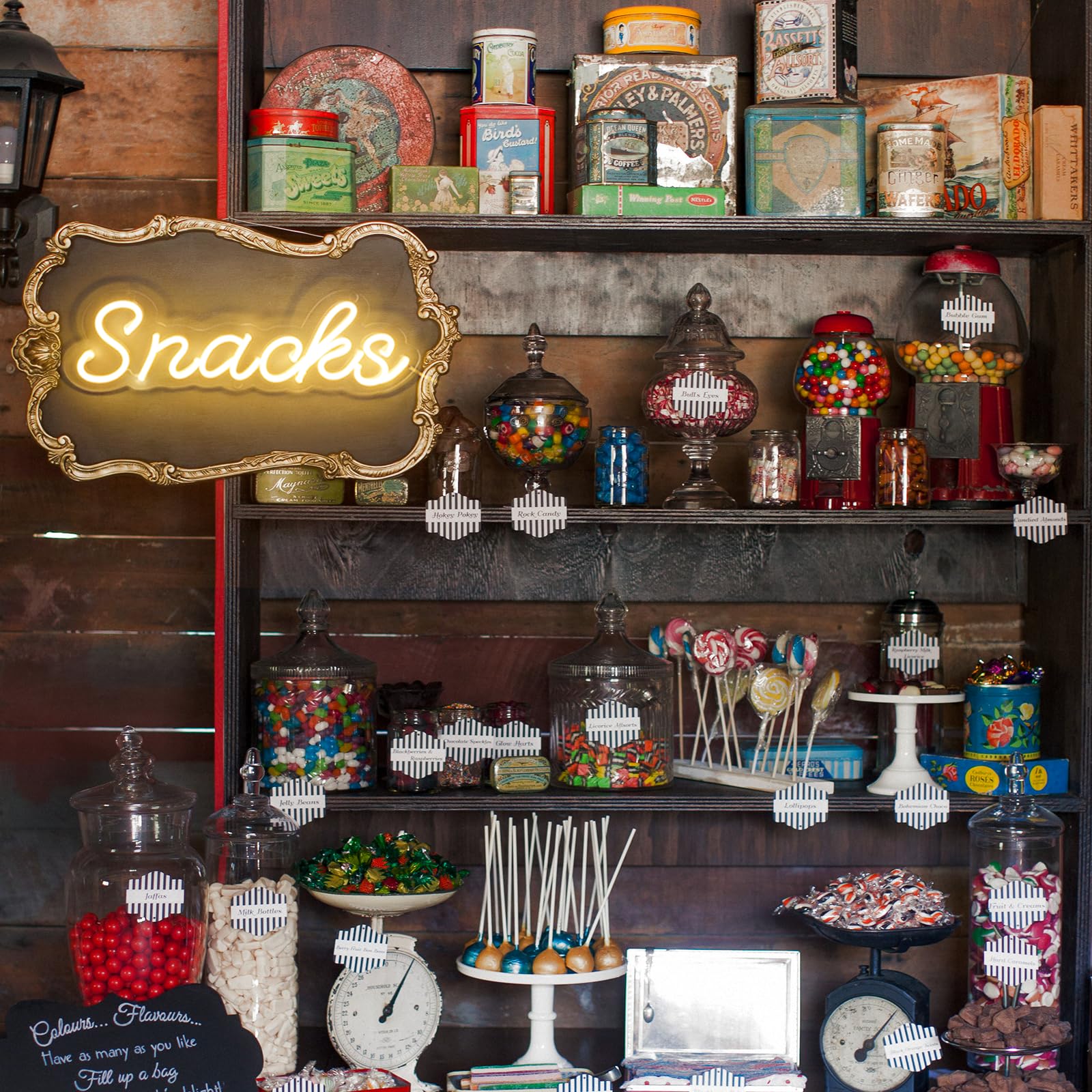 Kanaya Warm White Dimmable Led Neon Sign - Usb Powered Wall Art For Snack Bar & Cake Shop, 15 Inch