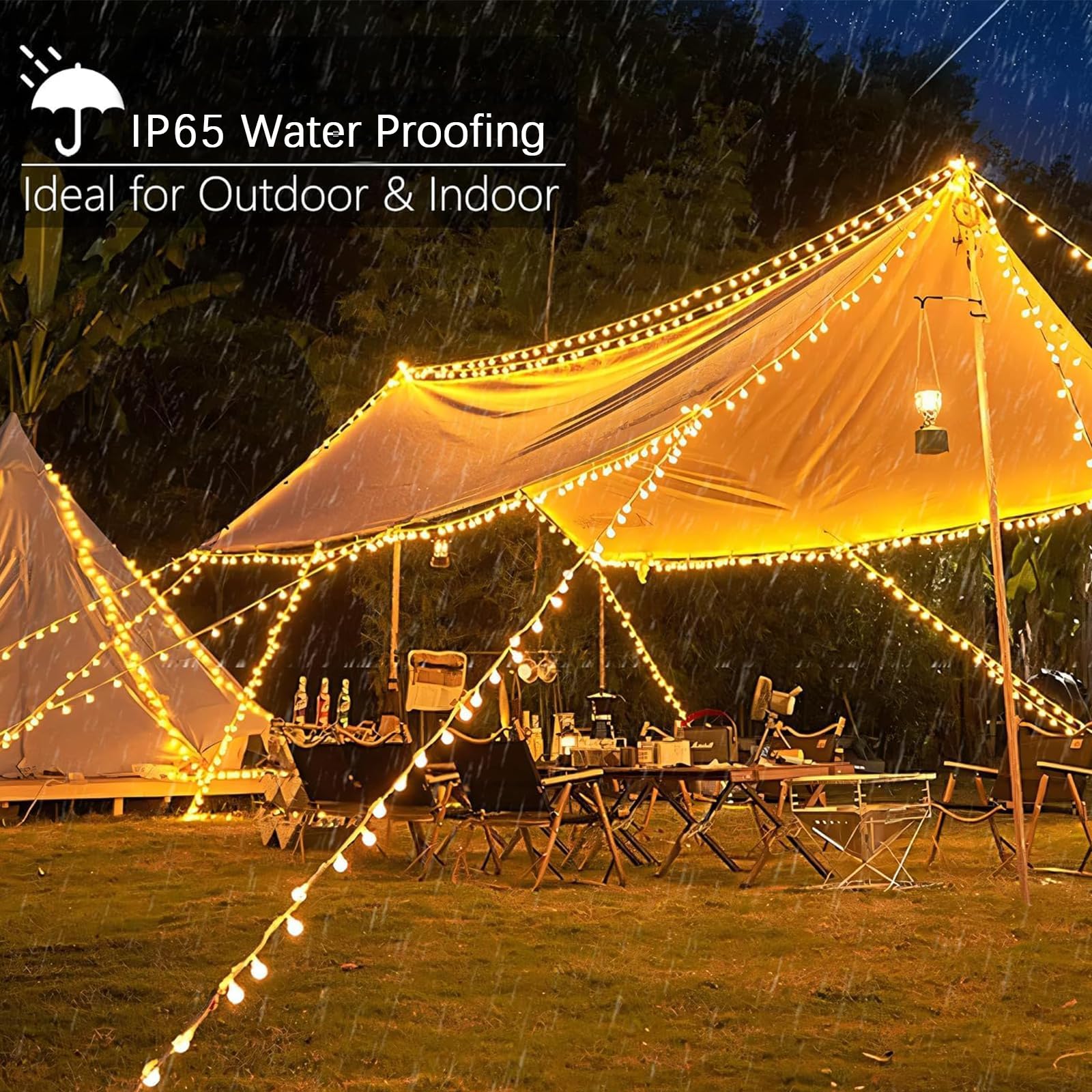 Star String Lights, 20 FT 40 LED Star Lights with Remote Control [Timer], 8 Modes Battery Operated Twinkle Lights IP65 Water Pro