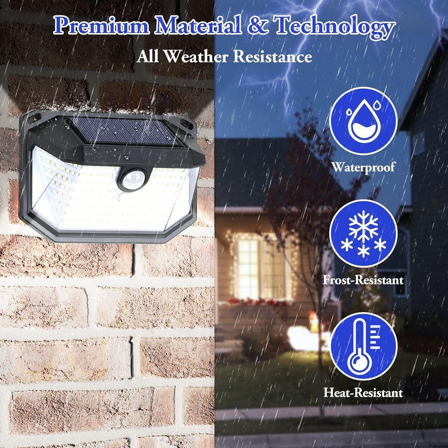 Solar Outdoor Lights, 12-Pack Super Bright 178 Leds Motion Sensor Wall Light With 270? Wide Angle & 3 Modes, Waterproof Solar Po