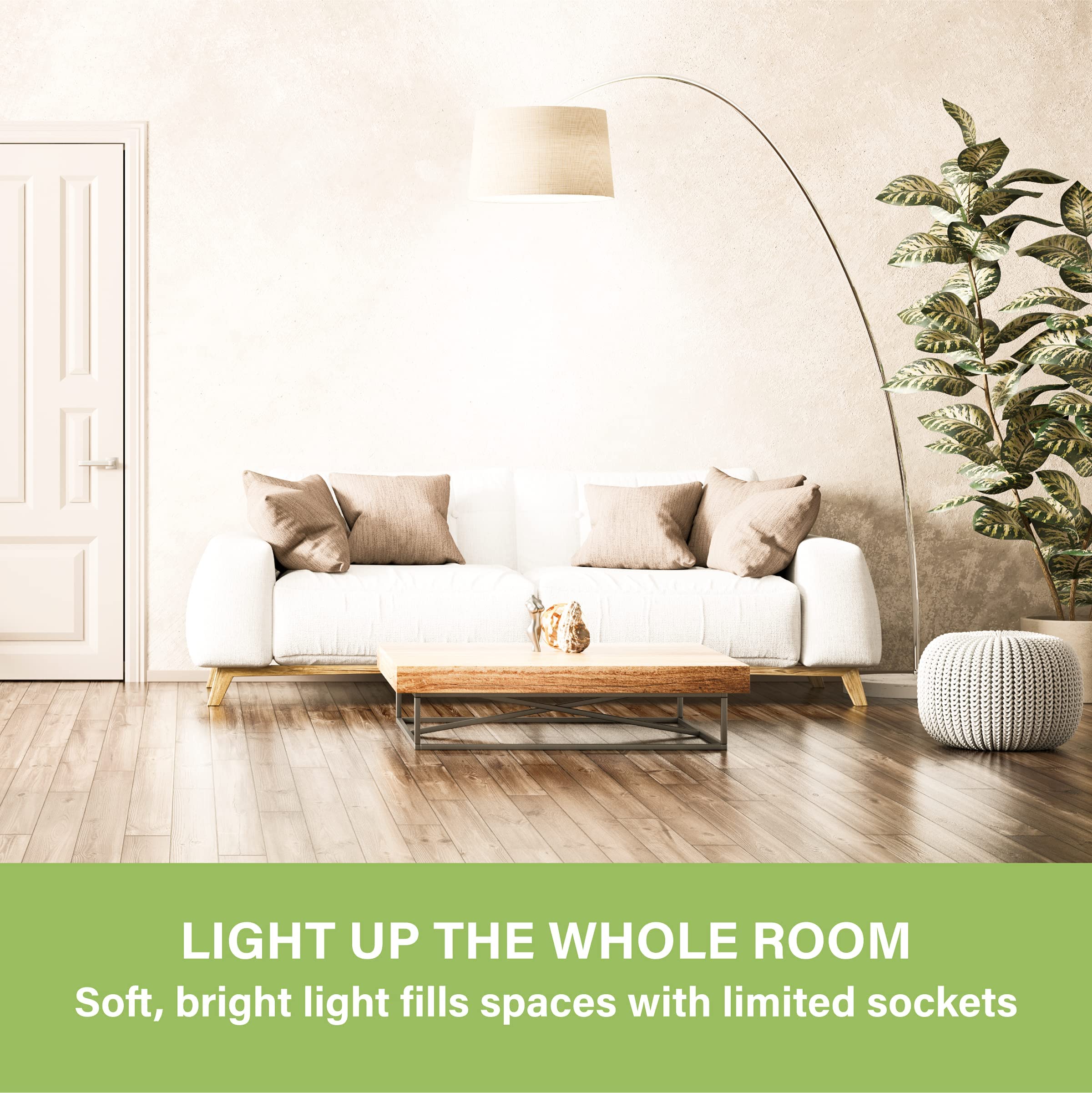 Sigalux Led Light Bulbs 100 Watt Equivalent, A19 Standard Light Bulbs 2700K Soft White, Non-Dimmable Energy Efficient 13W Led Wa