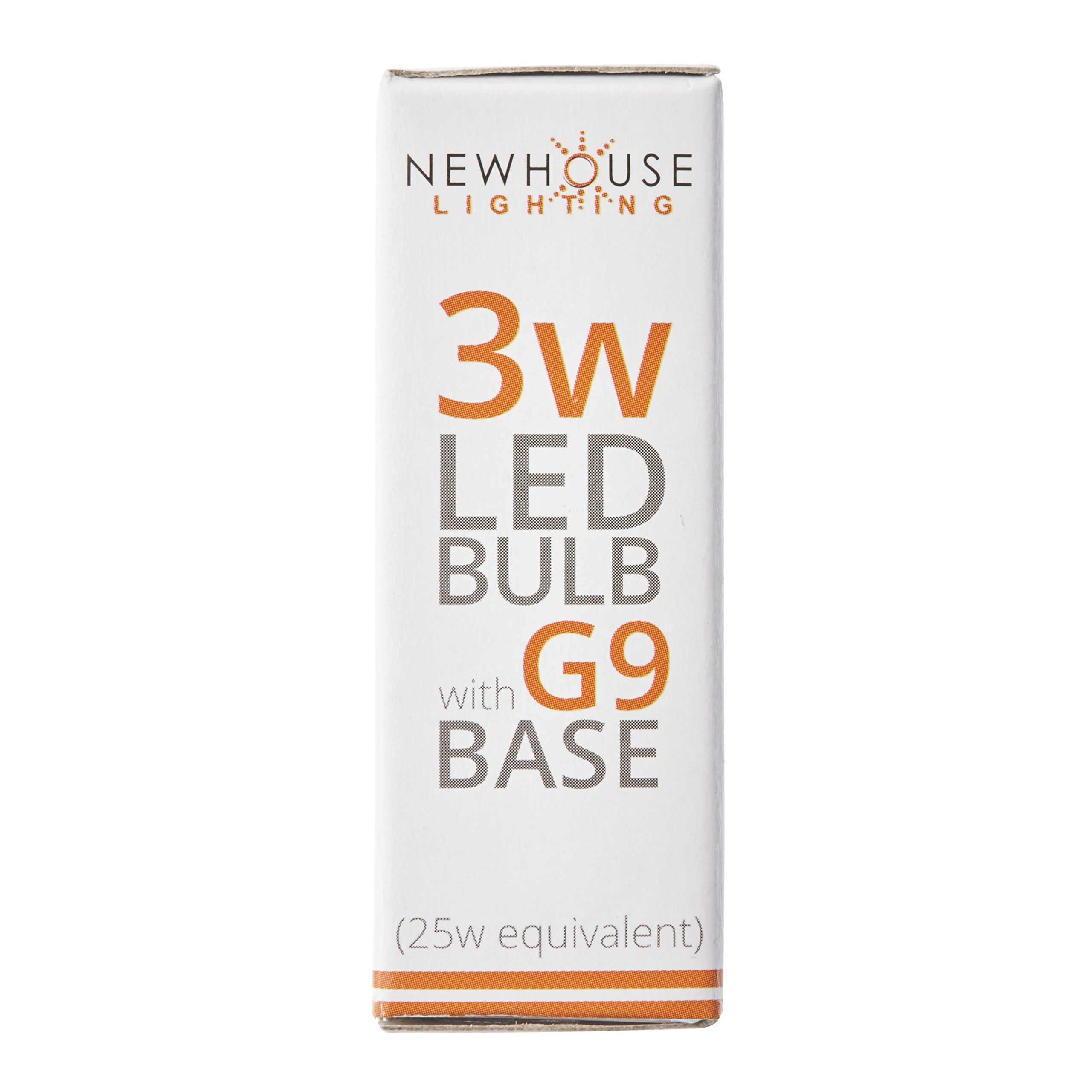Newhouse Lighting G9 LED Bulb, 3W (25W Equivalent), 260 Lumens, 3000K, Copper