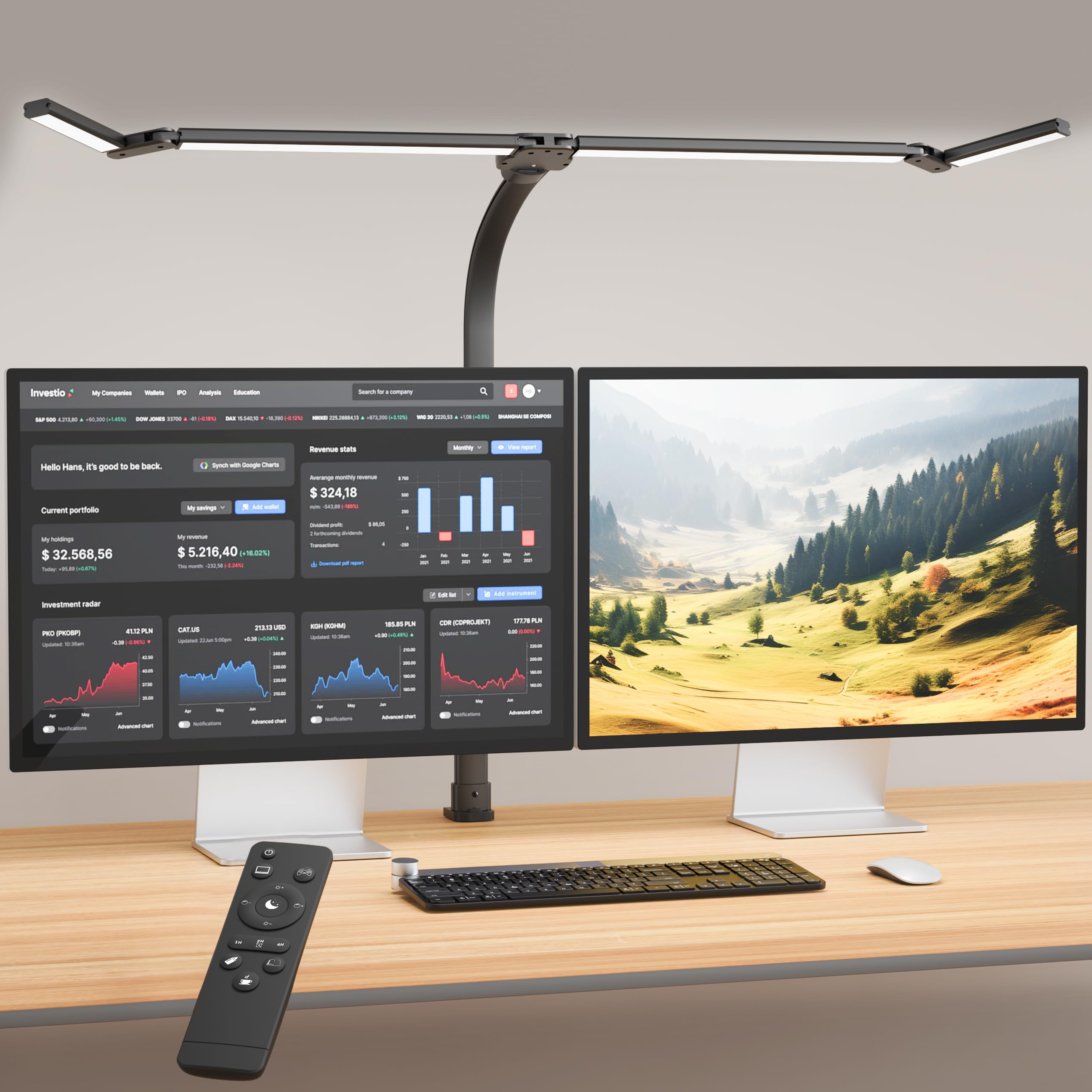 Cjjfaca Office Home Desk Lamp 24W Super Bright Eye-Care Desk Lamp Adjustable Gooseneck Office Led Task Light With Soft Non-Glare Lighting Suitable For Studying Reading (Black)