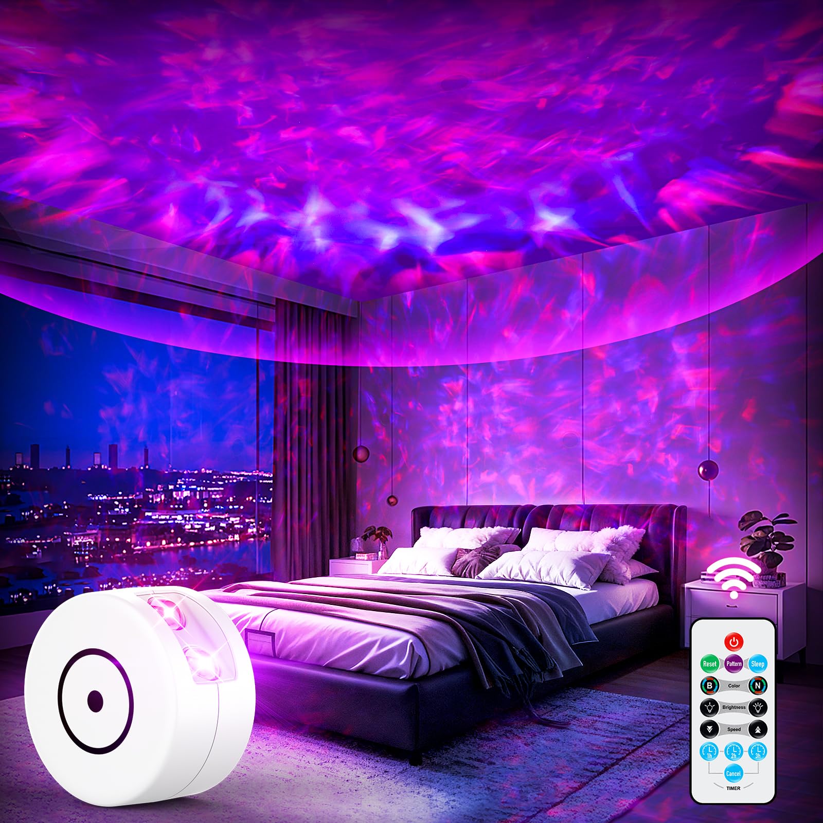 Incamity Galaxy Projector  Light Projector  Night Light Projector With 41 Lighting Modes  Galaxy Light Projector With Timer And Remote  For Kids mature-themeds  Bedroom  Home Theater  Christmas