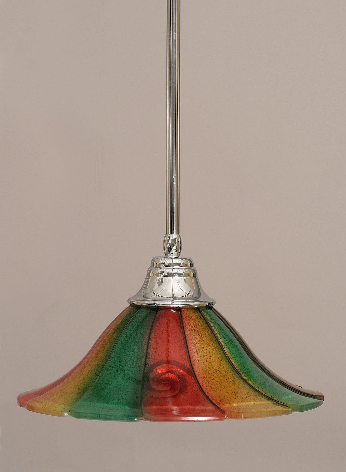 Toltec Lighting 1 Light Pendant In Chrome (26-Ch-764)