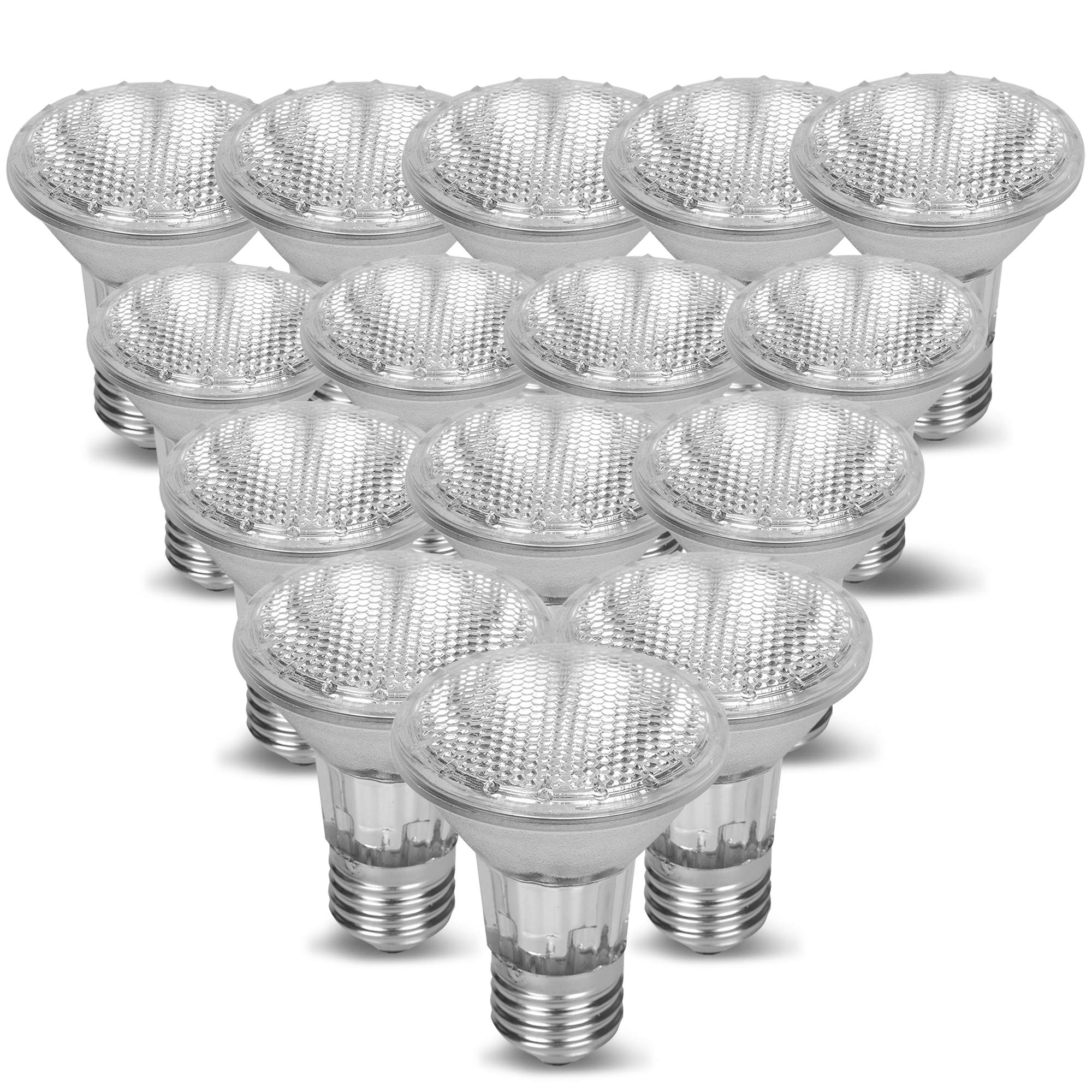 12Vmonster PAR20 Halogen Spot Light Bulb 40W Warm White 120V Reflector Bulbs for Kitchen Bathroom Lighting