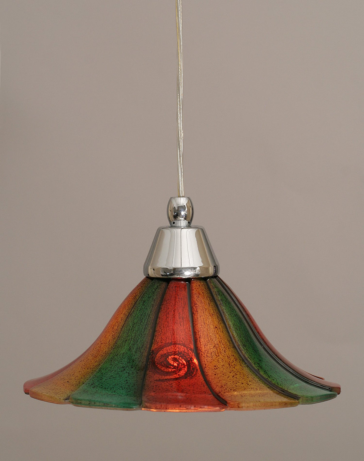 Toltec Lighting 1 Light Mini Pendant In Chrome (22-Ch-763)