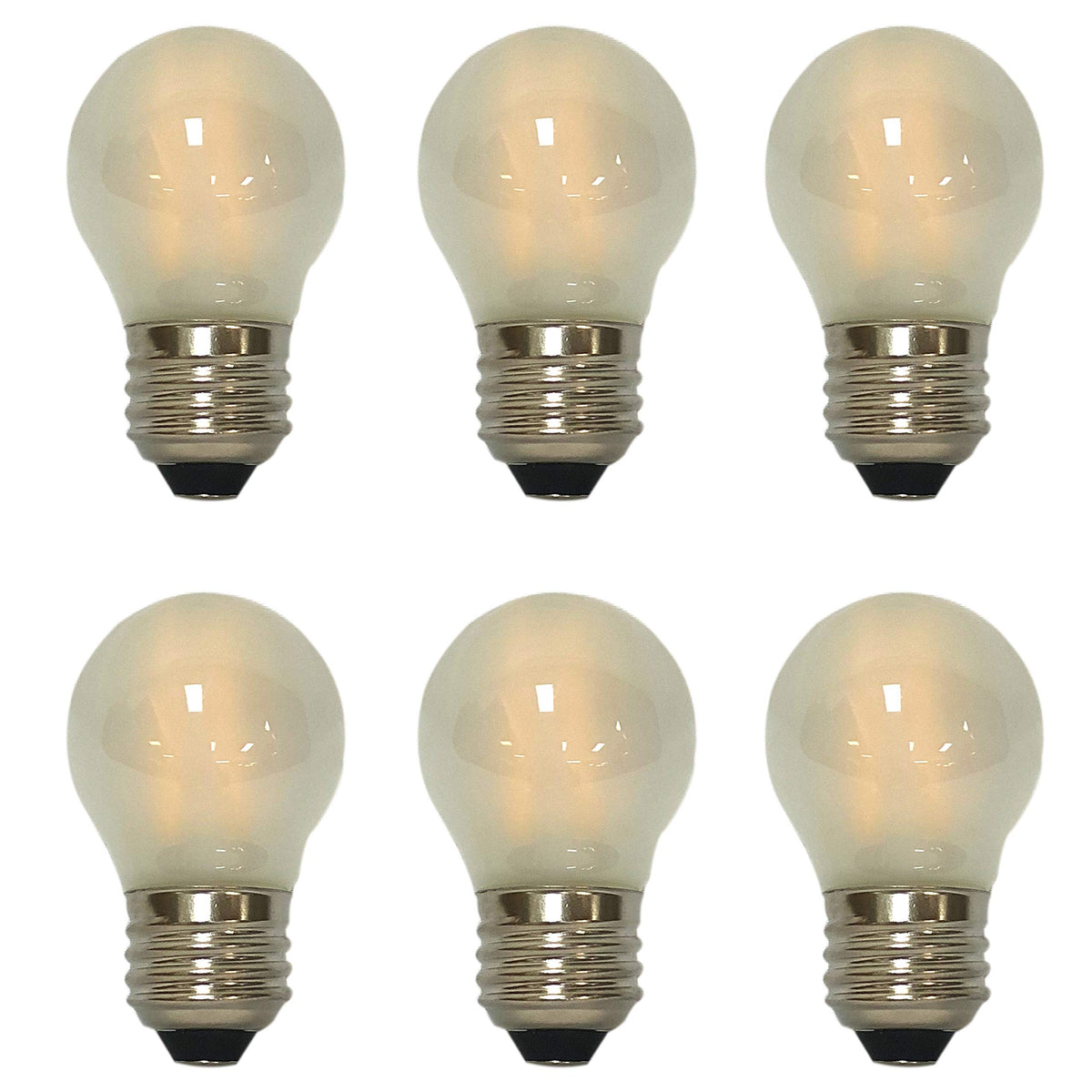 Royal Designs, Inc Lb-1505-6 Lb-1505-6 Vintage Dimmable Edison Light Bulb, A15/E26, Frosted, 6 Count
