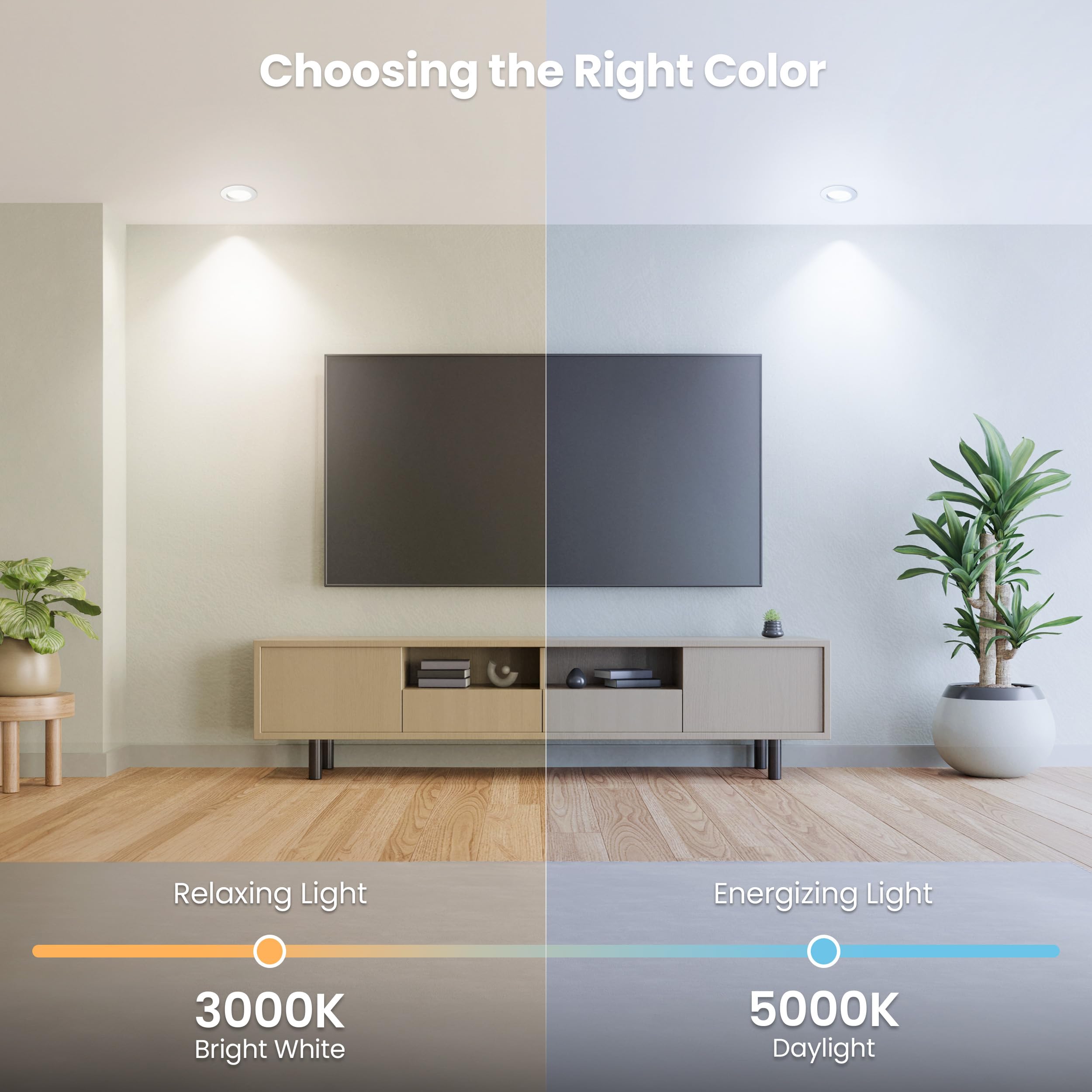 Feit Electric Par20 Led Light Bulb, 50W Equivalent, Dimmable Spotlight Bulb, 5000K Daylight White, E26 Base, 450 Lumens, 22-Year Lifetime, Beam Choice Led Track Light Bulb, Par20/Adj/950Ca