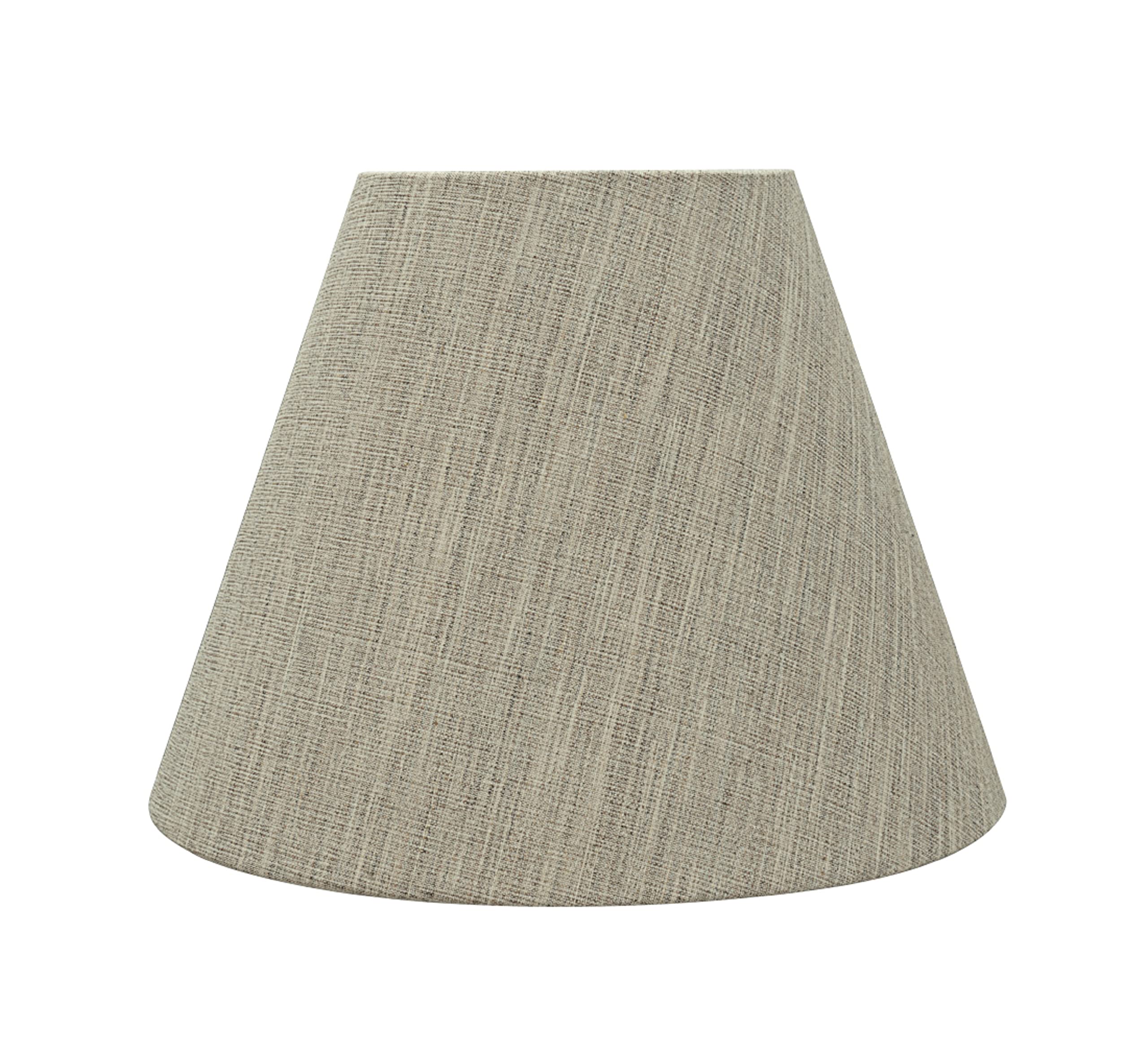 Aspen Creative 32628A Transitional Empire Shape Spider Construction Lamp Shade, Oat Tan, 6&quot; Top X 12&quot; Bottom X 9&quot; Slant Height